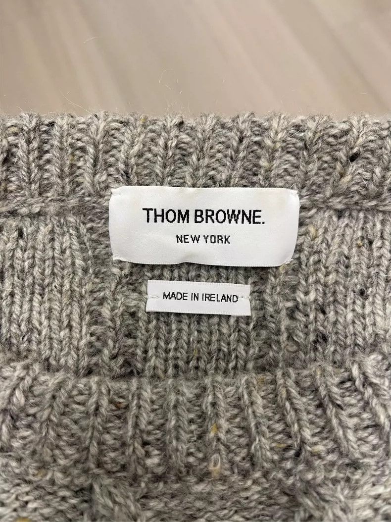 Thom Browne Thom Browne size3 Round collar sweater Size US L / EU 52-54 / 3 - 6 Thumbnail