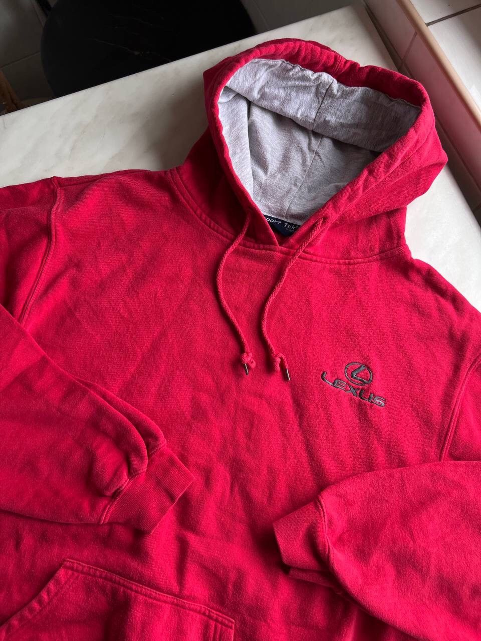 Japanese Brand × Vintage Lexus Vintage Racing Hoodie Red Japanes Auto Brand Size US S / EU 44-46 / 1 - 2 Thumbnail