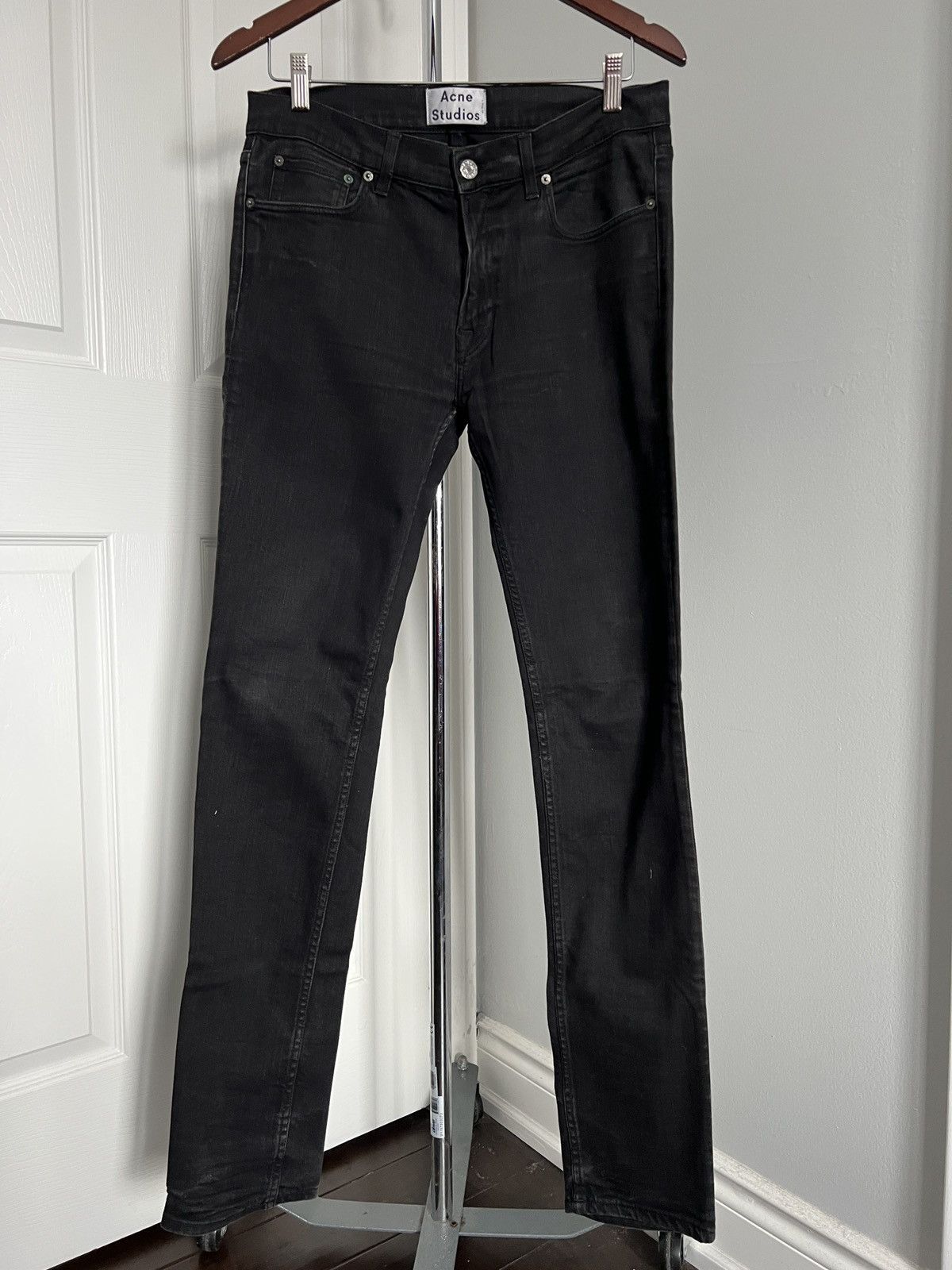 Acne Studios × Vintage Straight Black Denim Size US 32 / EU 48 - 2 Thumbnail