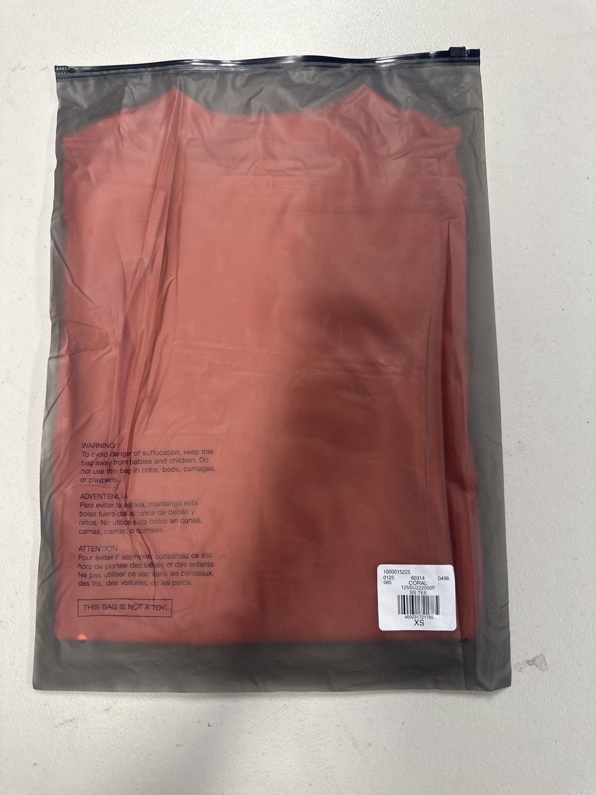 Essentials Fear of God Essentials Short sleeve tee Coral Size US XS / EU 42 / 0 - 12 Thumbnail