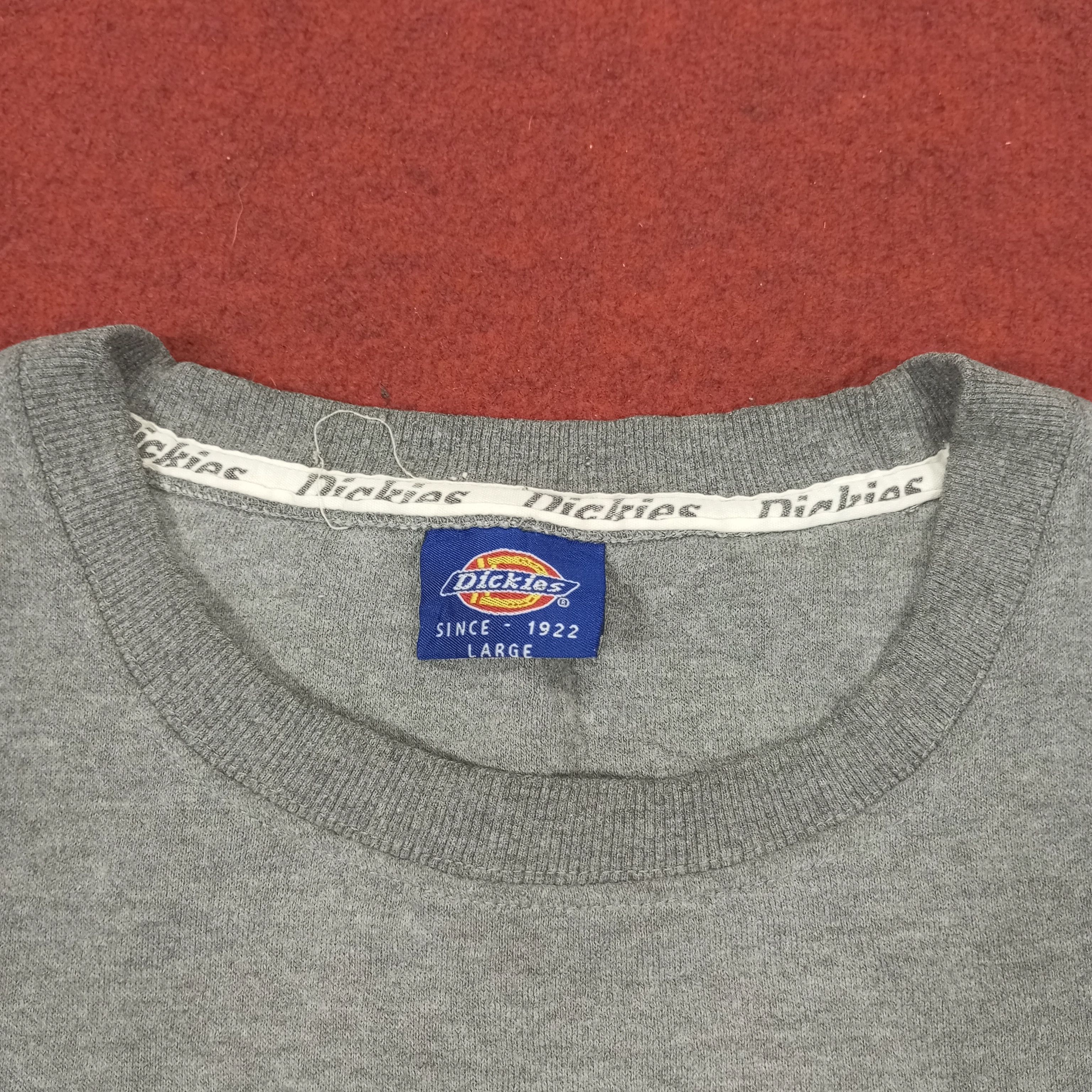 Dickies × Vintage Dickies Logo Spellout Design Sweatshirt Size US L / EU 52-54 / 3 - 5 Thumbnail