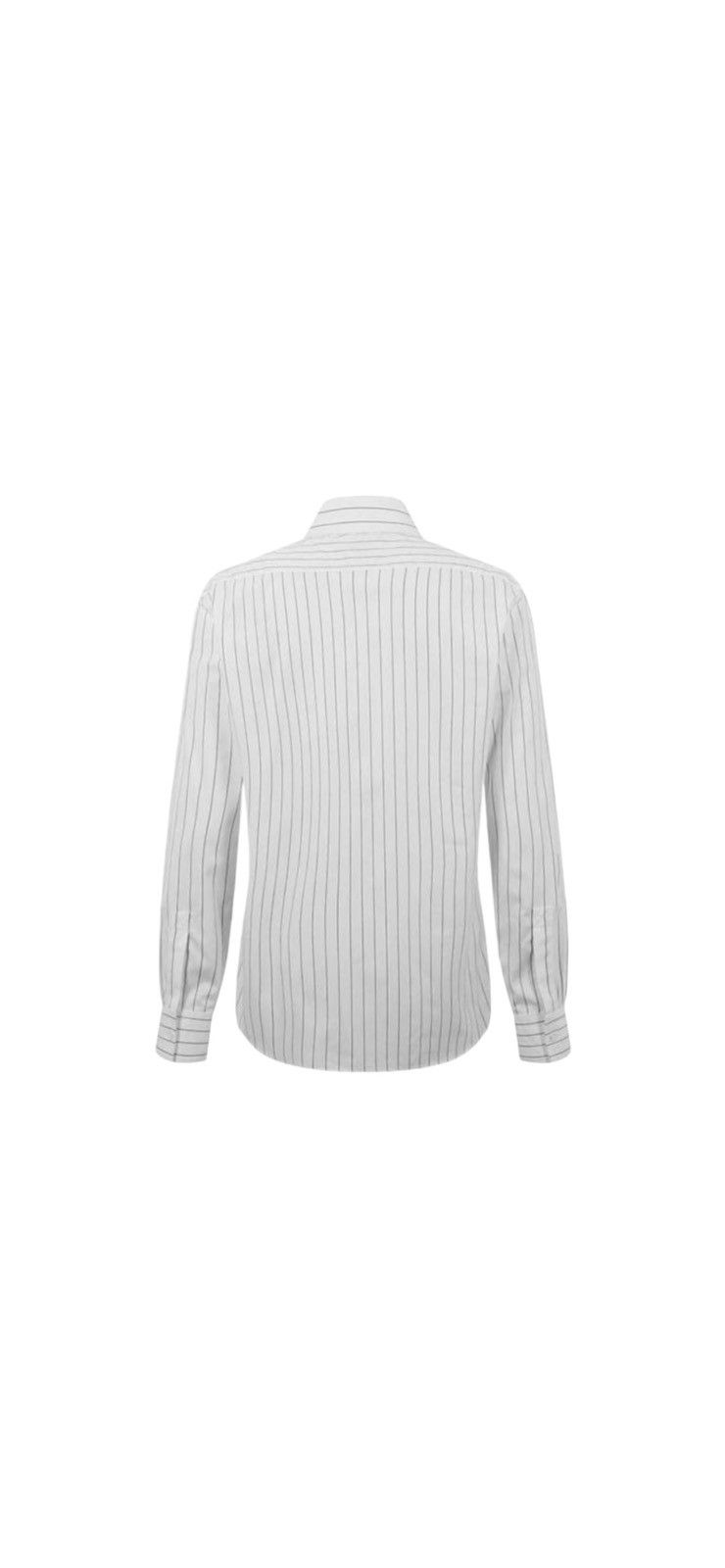 Bottega Veneta BOTTEGA VENETA RINSTRIPE COTTON SHIRT Size US XL / EU 56 / 4 - 2 Thumbnail