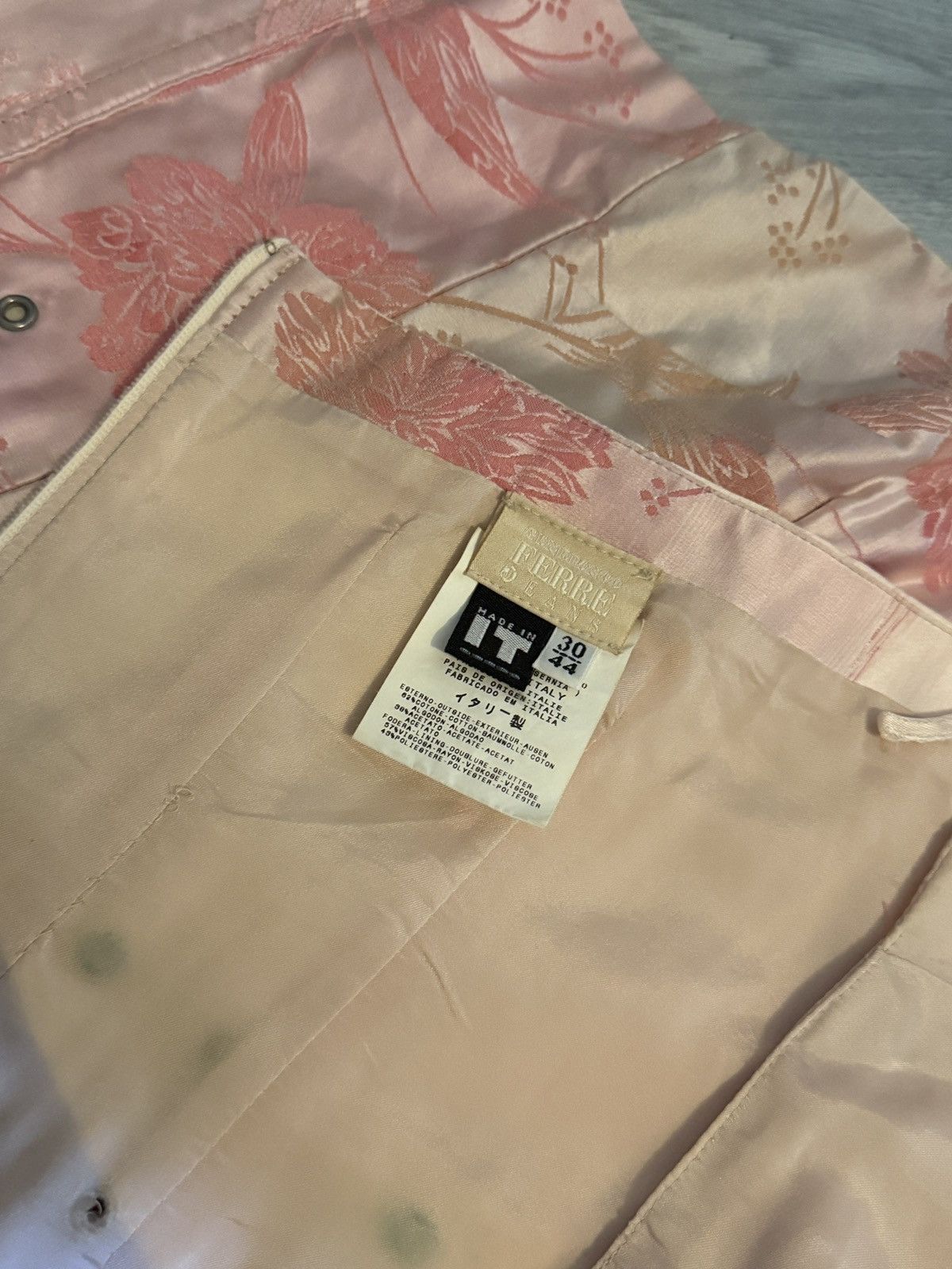 Gianfranco Ferre Gianfranco Ferre 1990’s Floral Satin Embroidered Corset Size M / US 6-8 / IT 42-44 - 11 Thumbnail
