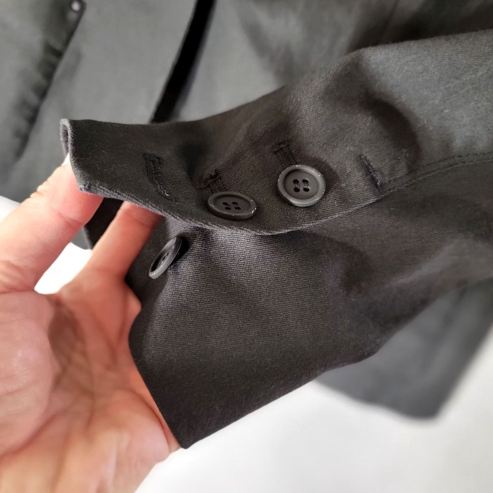 Cotton On Etcetera Blazer Jacket Black 12 Cotton One Button Pockets Notch Lined Shoulder Pads Single-Breasted Women’s Blazer Size XL / US 12-14 / IT 48-50 - 6 Thumbnail