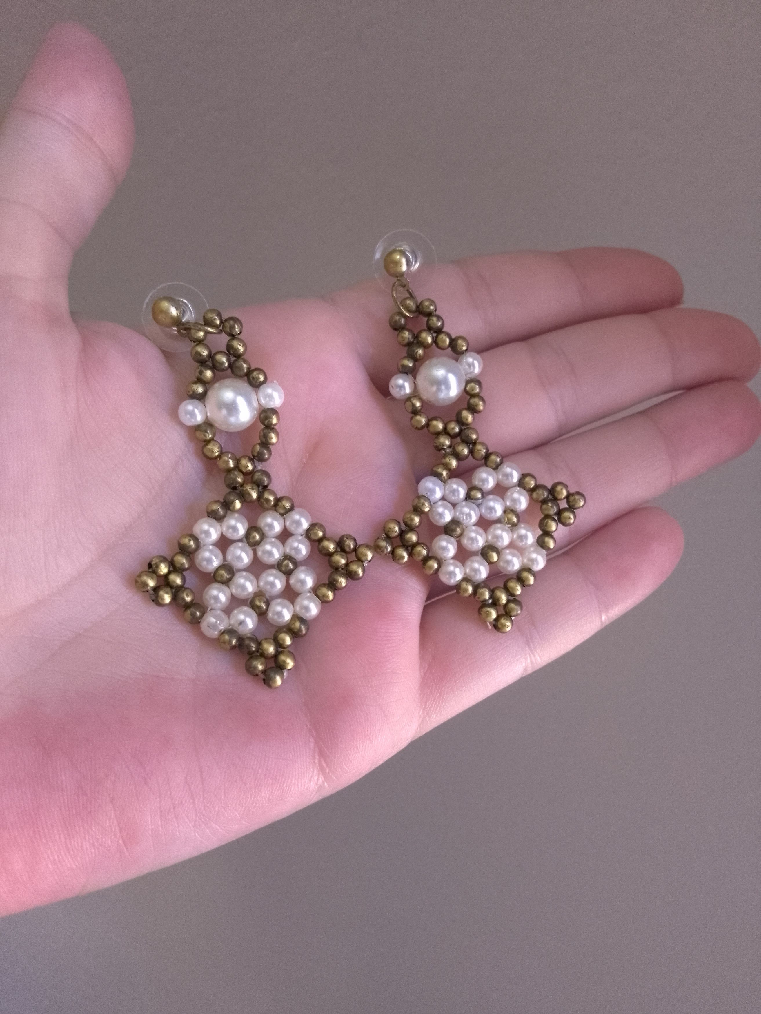 Handmade Necklace Vintage Pendant Earrings Antique Materials Recycled Size ONE SIZE - 9 Thumbnail