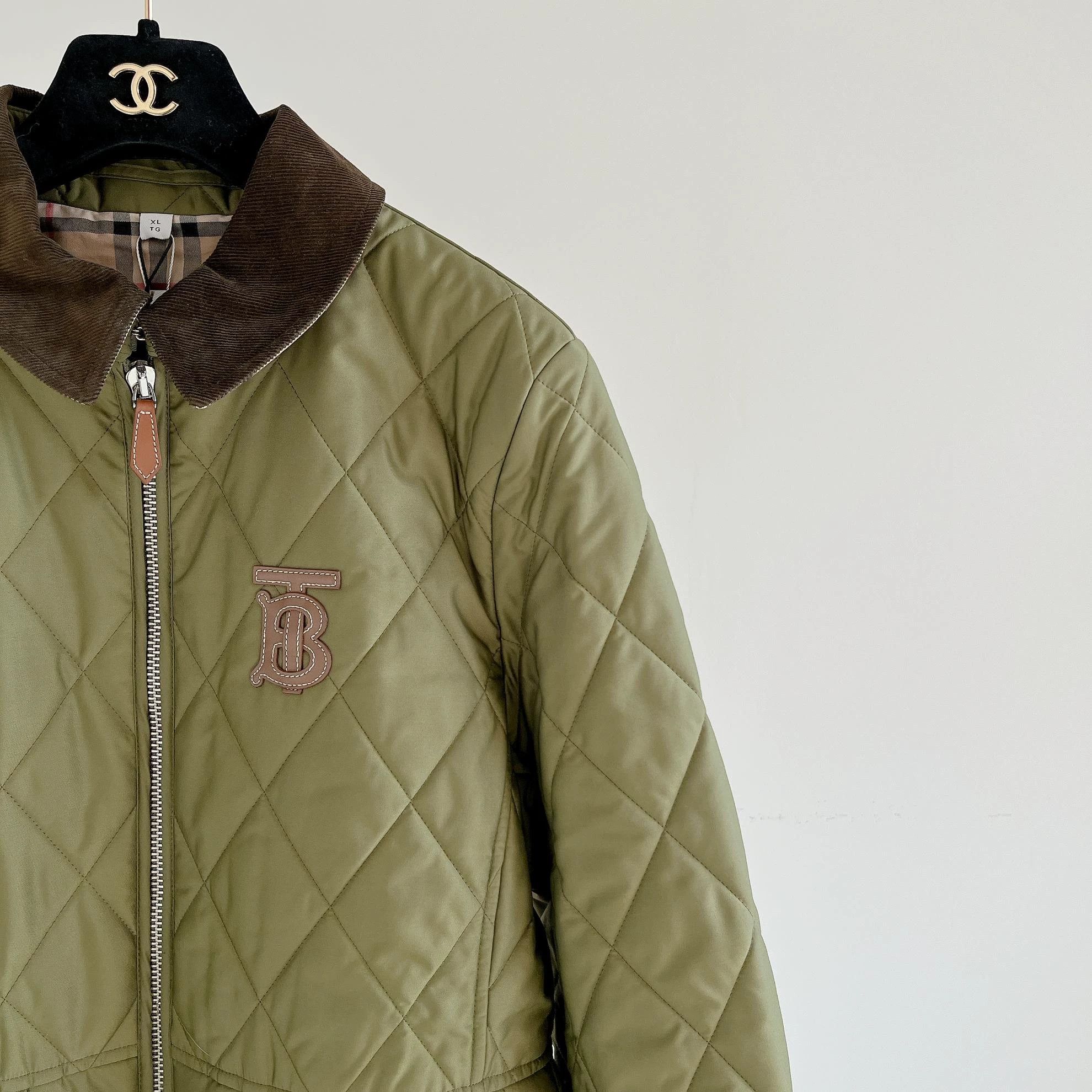 Burberry Burberry green cotton coat XL Size XL / US 12-14 / IT 48-50 - 3 Thumbnail