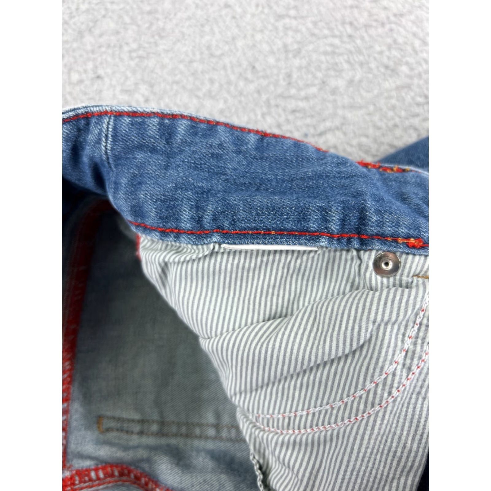 Tommy Hilfiger Tommy Hilfiger Jeans Womens 27 Blue Denim Flared Low Rise Cotton Blend Pant Size 27" / US 4 / IT 40 - 4 Thumbnail