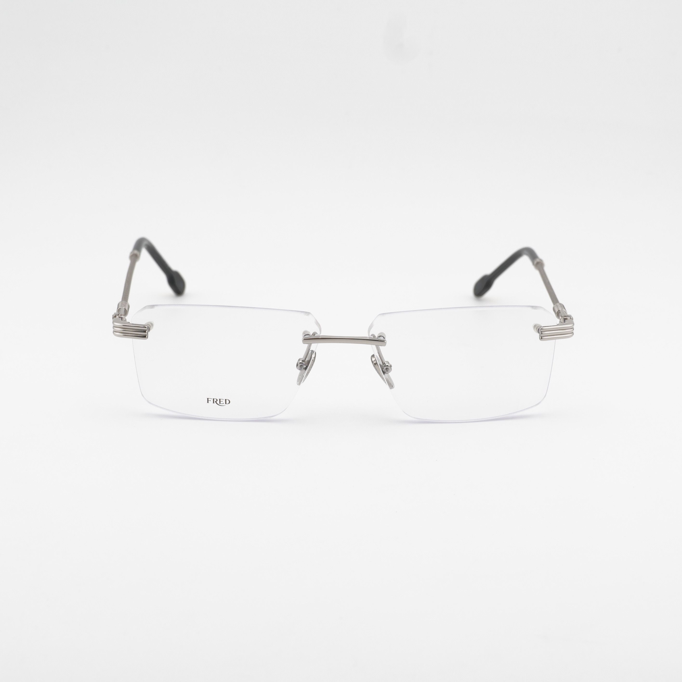 FRED Fred FG50032F 016 Rimless Eyeglasses Palladium 58mm Rectangl Size ONE SIZE - 5 Thumbnail