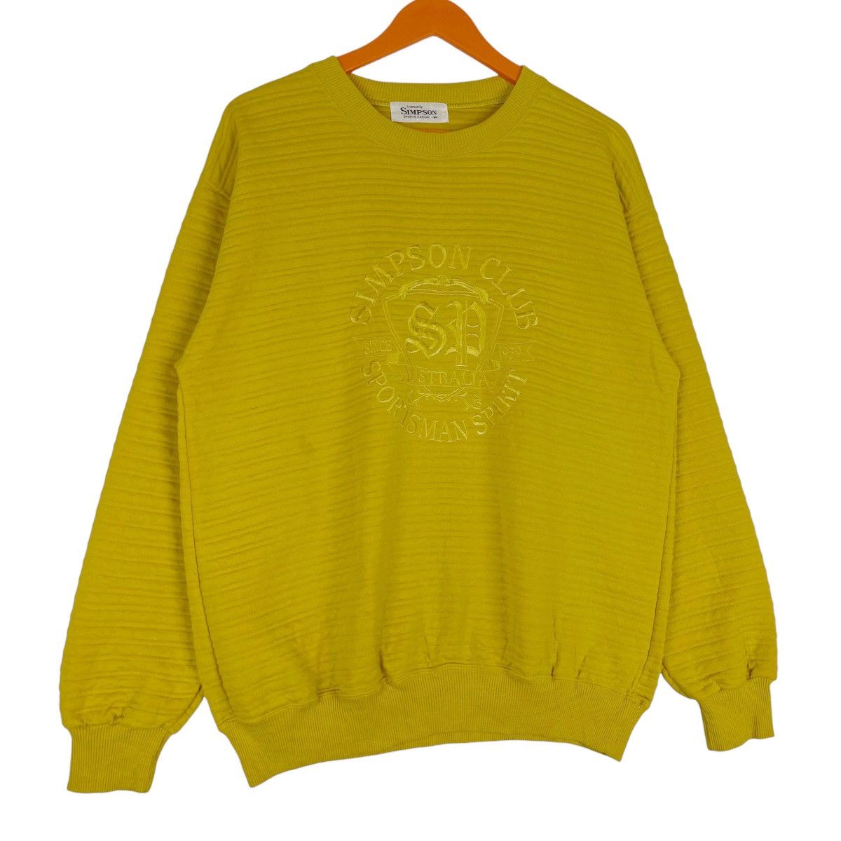 The Simpsons × Vintage Vintage Simpson Club Big Logo Embroidered Crewneck Size US M / EU 48-50 / 2 - 3 Thumbnail