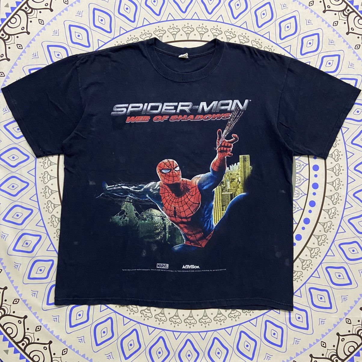 Vintage Y2K Spider-Man Web Of Shadows Size US XL / EU 56 / 4 - 1 Thumbnail