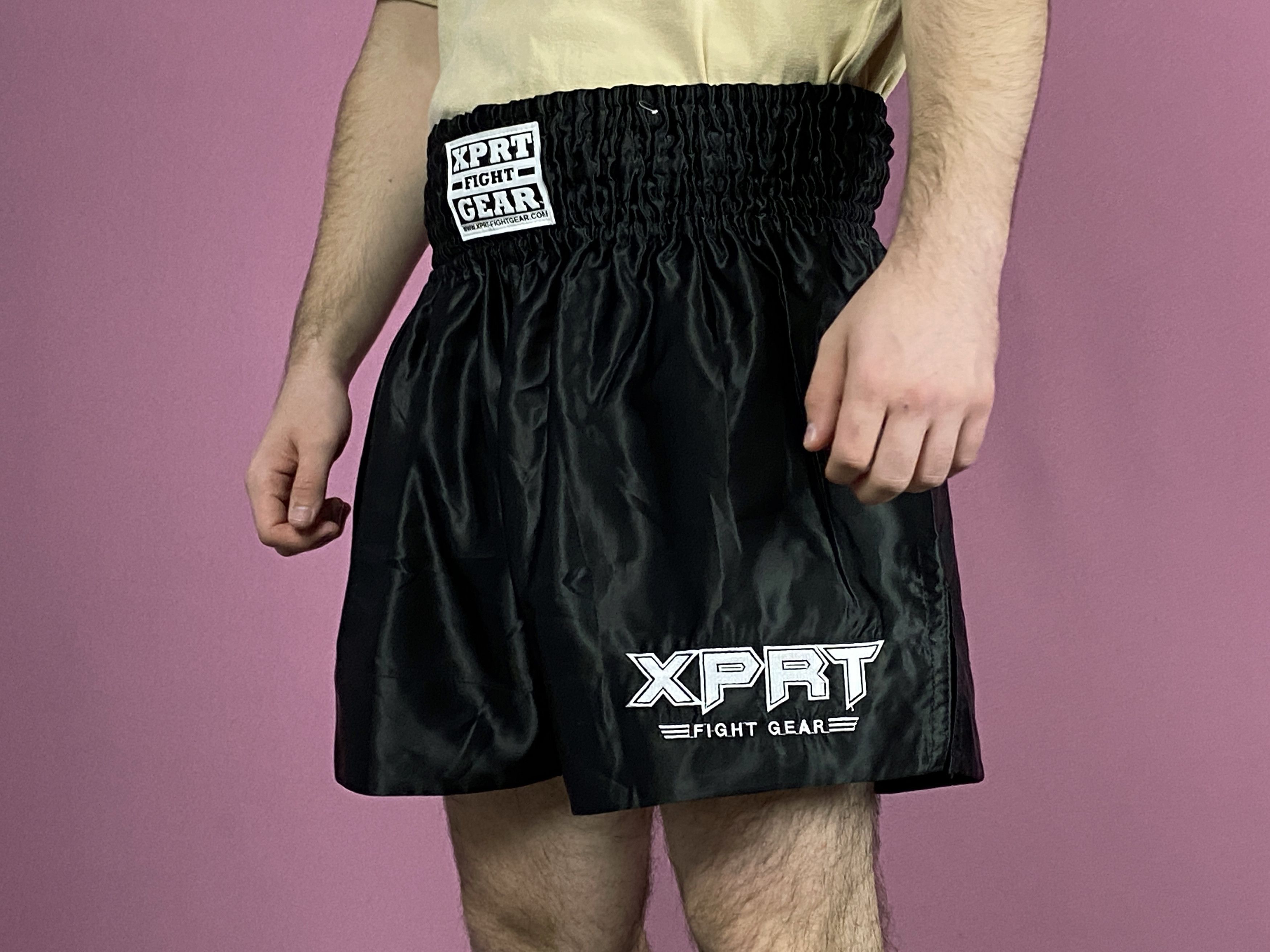 Japanese Brand × Vintage XPRT Vintage Men's Boxing Shorts - L Black Size US 32 / EU 48 - 1 Thumbnail