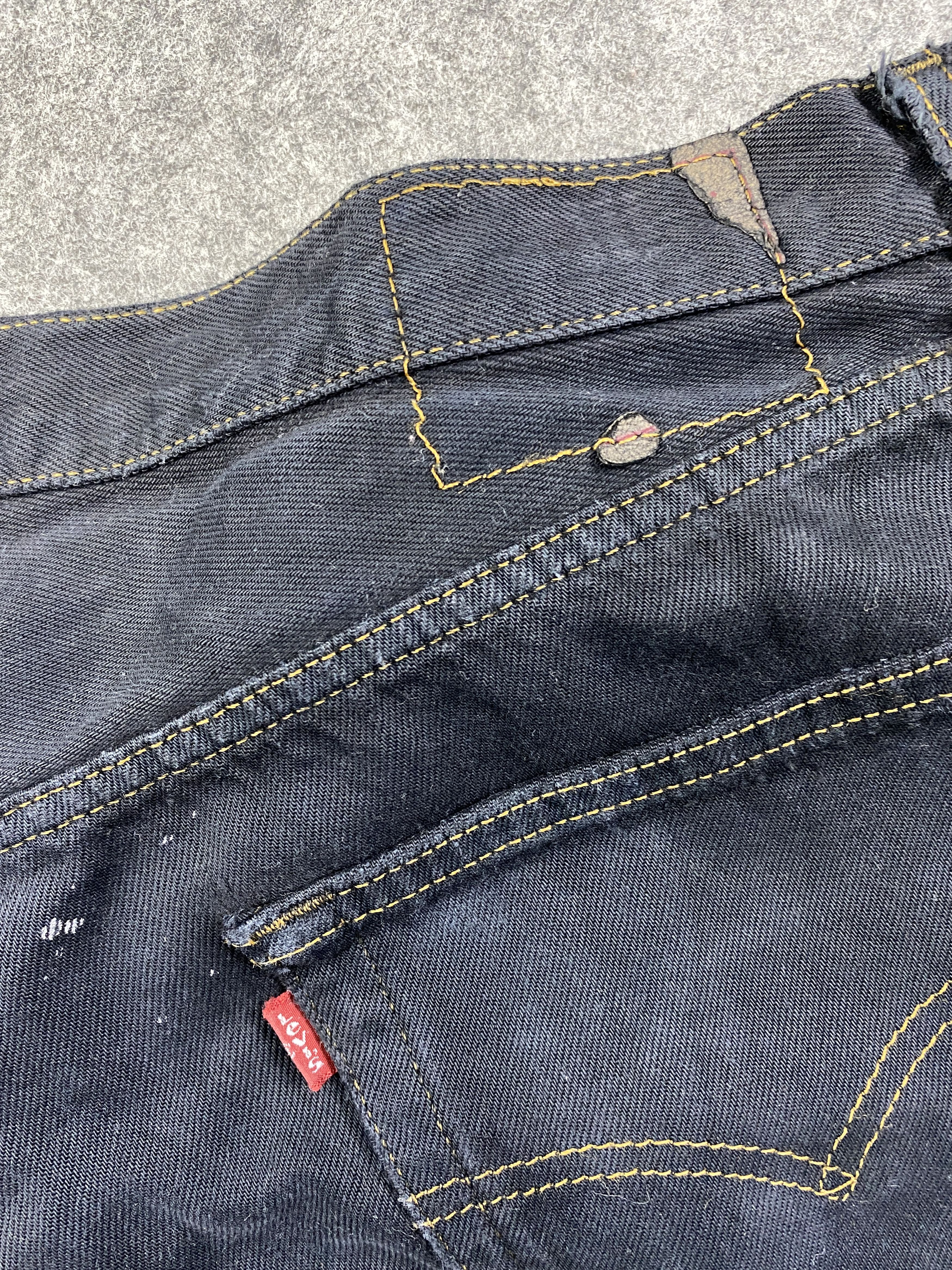 Levi's Black Vintage Levi's 501 Jeans 34x31.5 Denim -JN1649 Size US 34 / EU 50 - 10 Thumbnail
