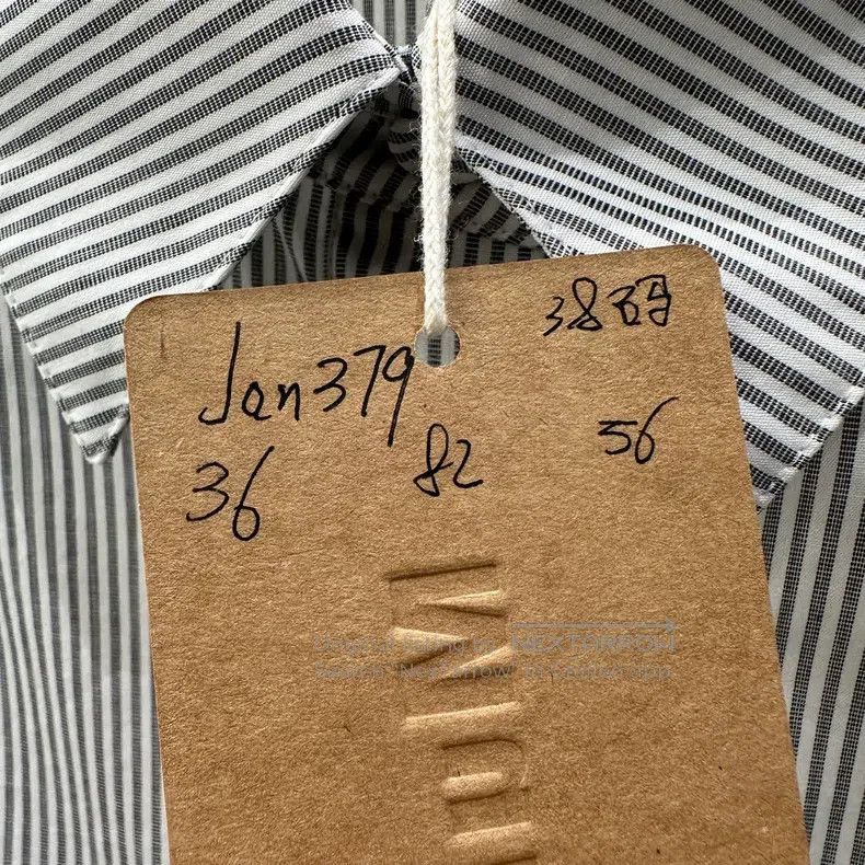 Fendi Fendi Fine Striped Long Sleeve Shirt, Cotton Size XS / US 0-2 / IT 36-38 - 5 Thumbnail