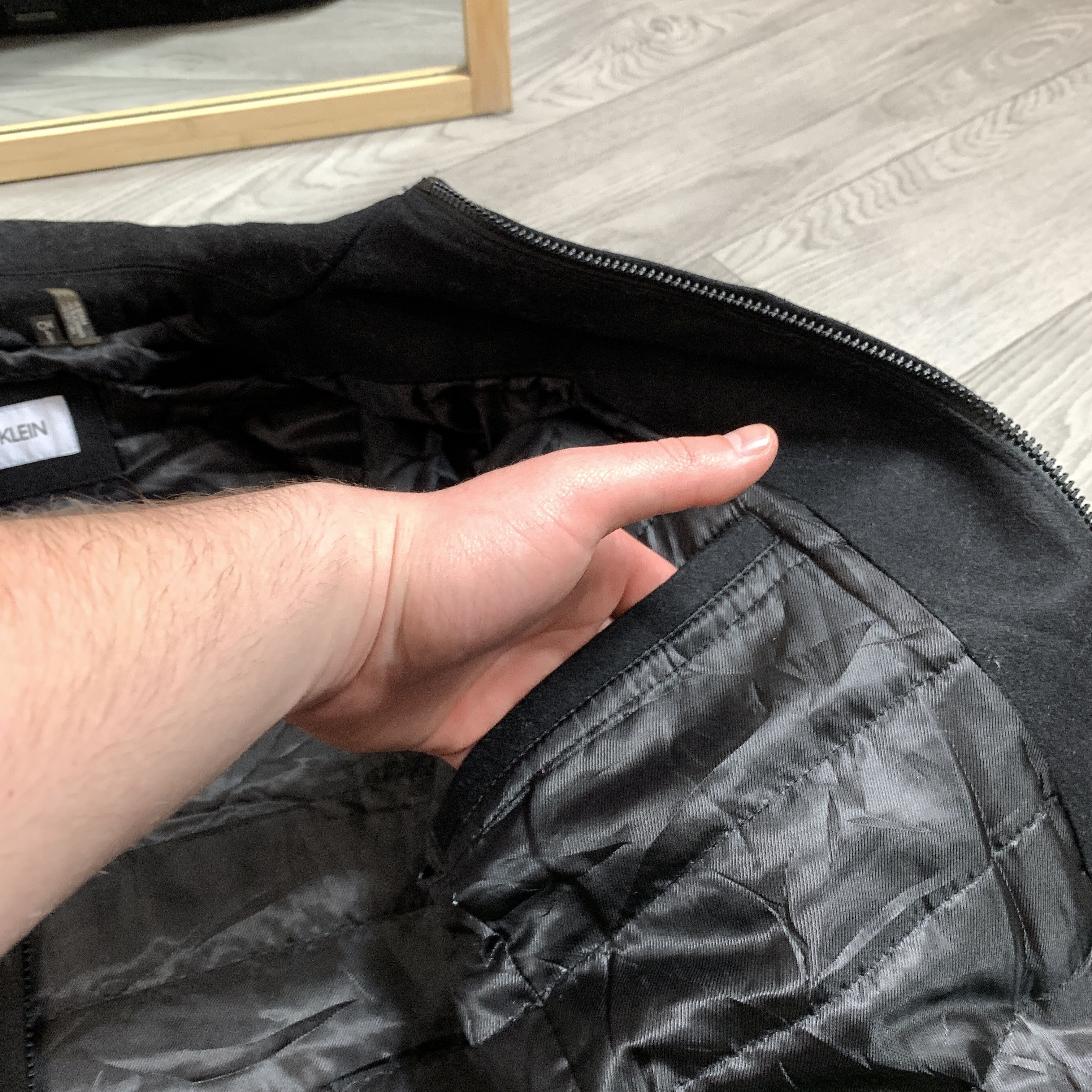 Calvin Klein Calvin Klein Black Wool With Filling Jacket Size US S / EU 44-46 / 1 - 13 Thumbnail