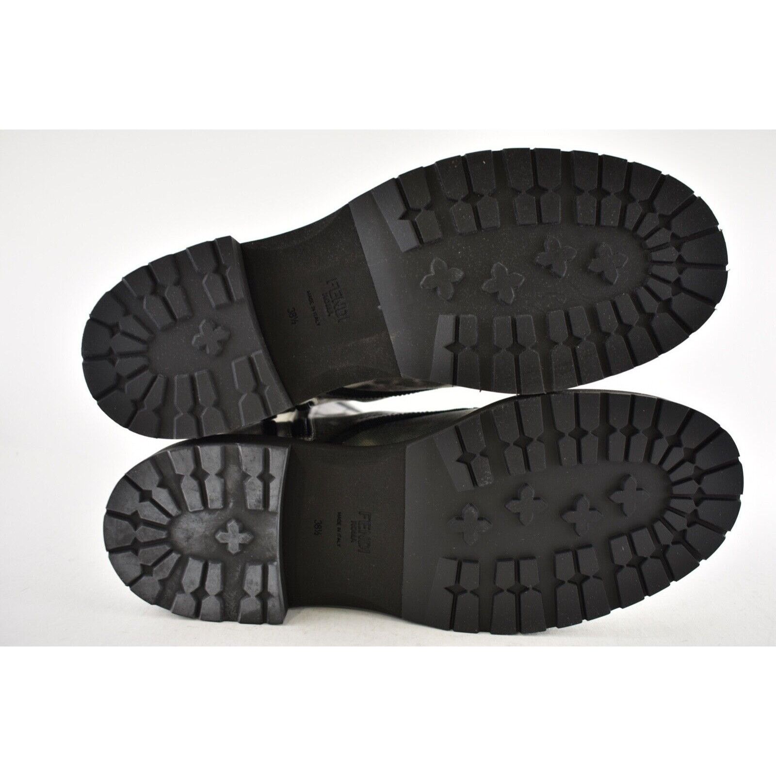 Fendi Fendi Black Grey White Tie Dye Canvas Lace Up Tie Logo Size US 8.5 / IT 38.5 - 12 Thumbnail
