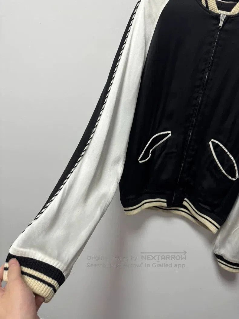 Yves Saint Laurent Saint Laurent Black and White Silk Jacket. Size US XL / EU 56 / 4 - 2 Thumbnail