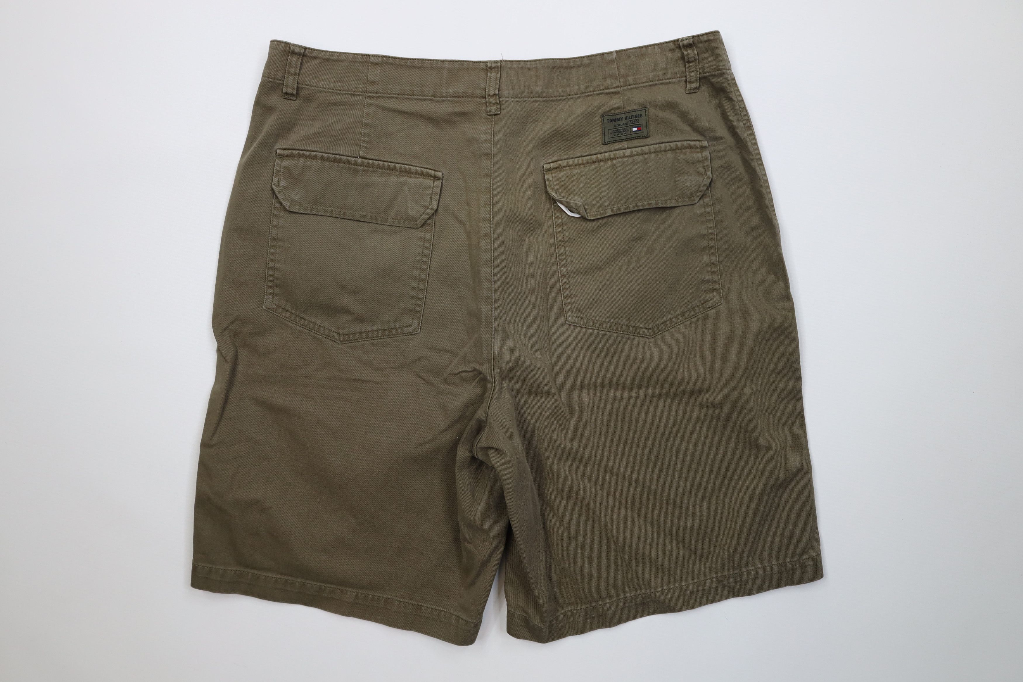 Tommy Hilfiger Vintage 90s Tommy Hilfiger Military Surplus Utility Shorts Size US 36 / EU 52 - 7 Thumbnail