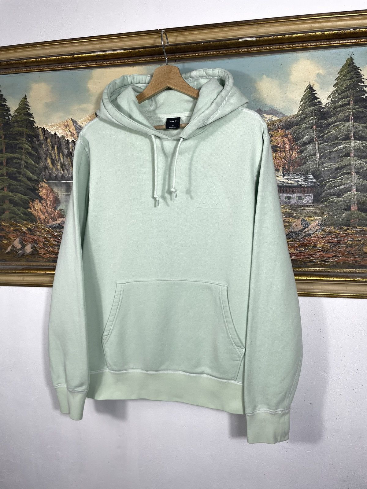 Huf × Vintage Huf Baggy Oversize Hoodie Sweatshirt Hiphop Swag Streetwear Size US M / EU 48-50 / 2 - 3 Thumbnail