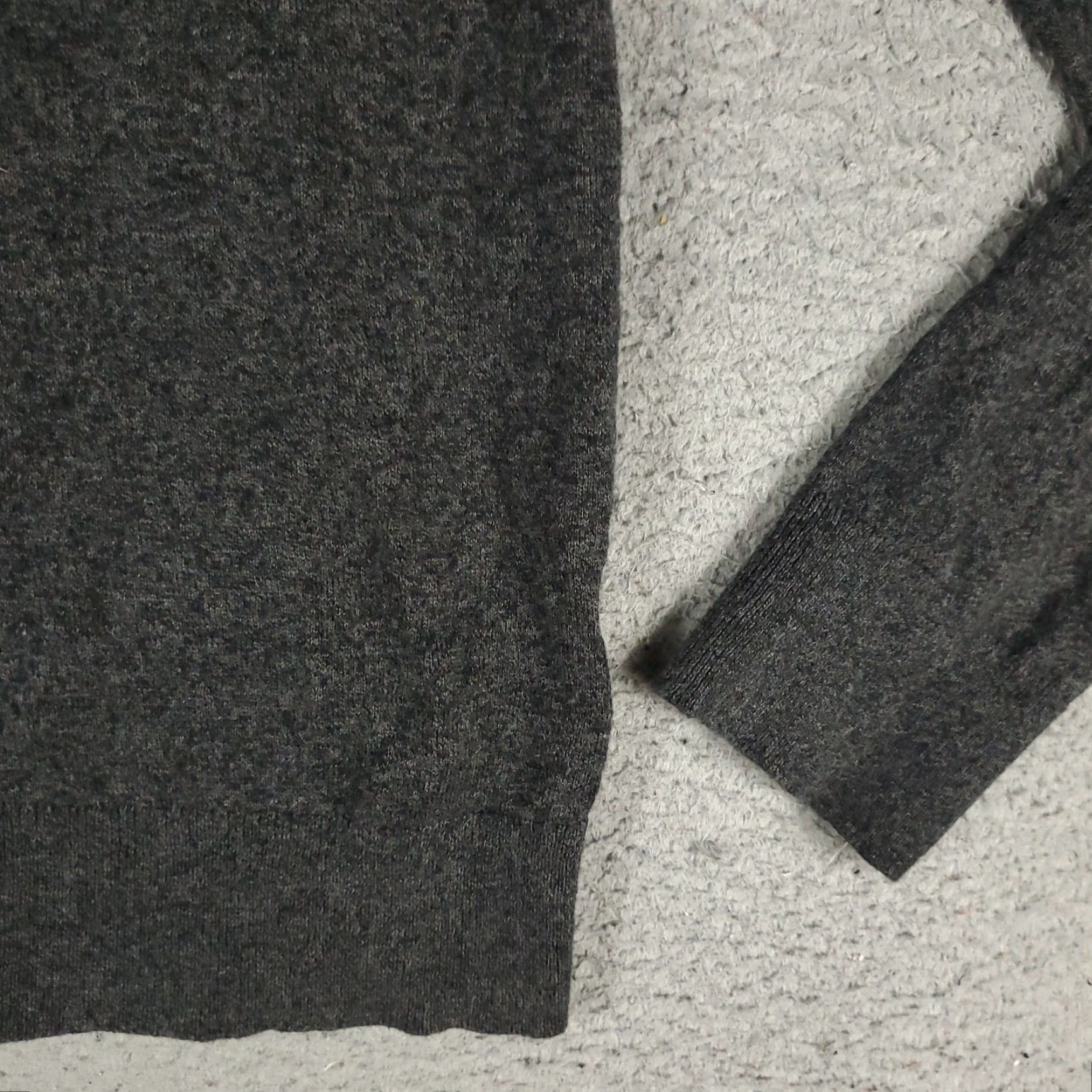 Banana Republic Banana Republic Sweater Mens Small Gray Cotton Cashmere 1/4 Zip Pullover Classic Modern Size US S / EU 44-46 / 1 - 4 Thumbnail