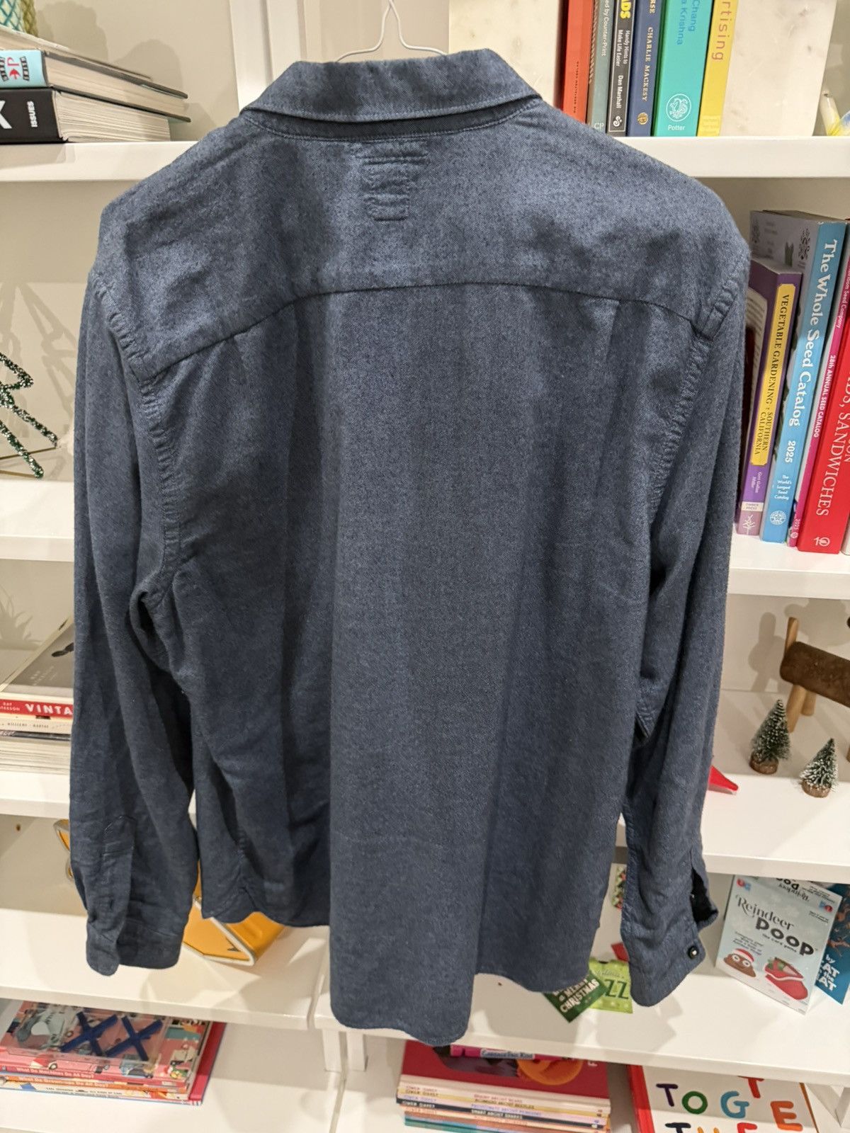 Hiroshi Kato Hiroshi Kato - The Ripper Shirt XL Blue Flannel Made in USA Size US XL / EU 56 / 4 - 2 Thumbnail