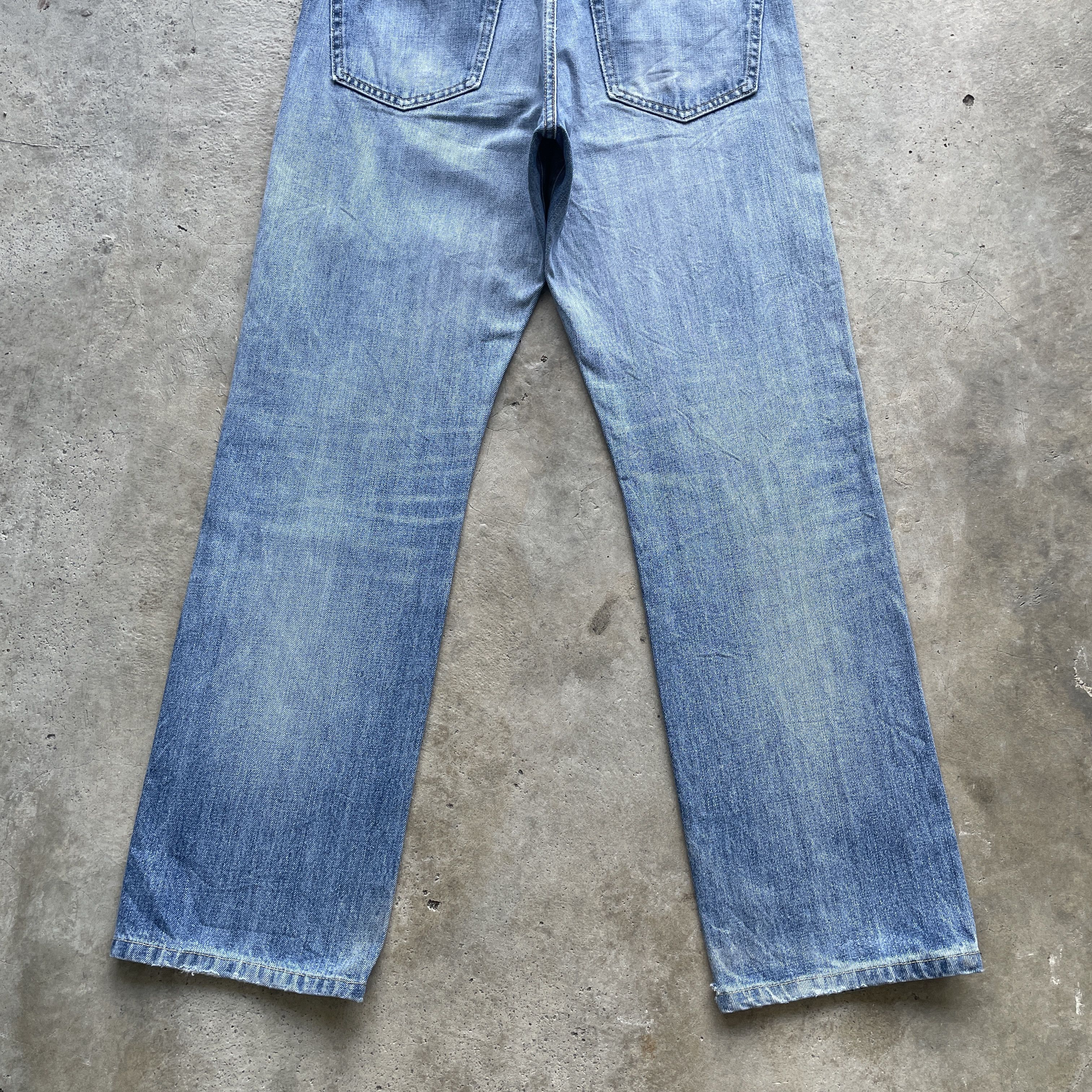Japanese Brand VINTAGE JAPANESE JEANS FADED DISTRESSED DENIM PANTS W31 Size US 31 - 9 Thumbnail