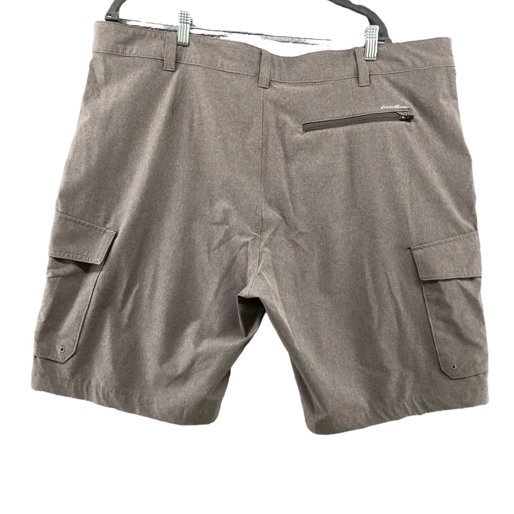 Eddie Bauer Eddie Bauer Cargo Shorts Mens Size 42 Outdoor Hiking Stretch Cargo Brown 42 Inseam 9.5 in Regular Waist MTM Summer Outdoors Size US 42 / EU 58 - 2 Thumbnail