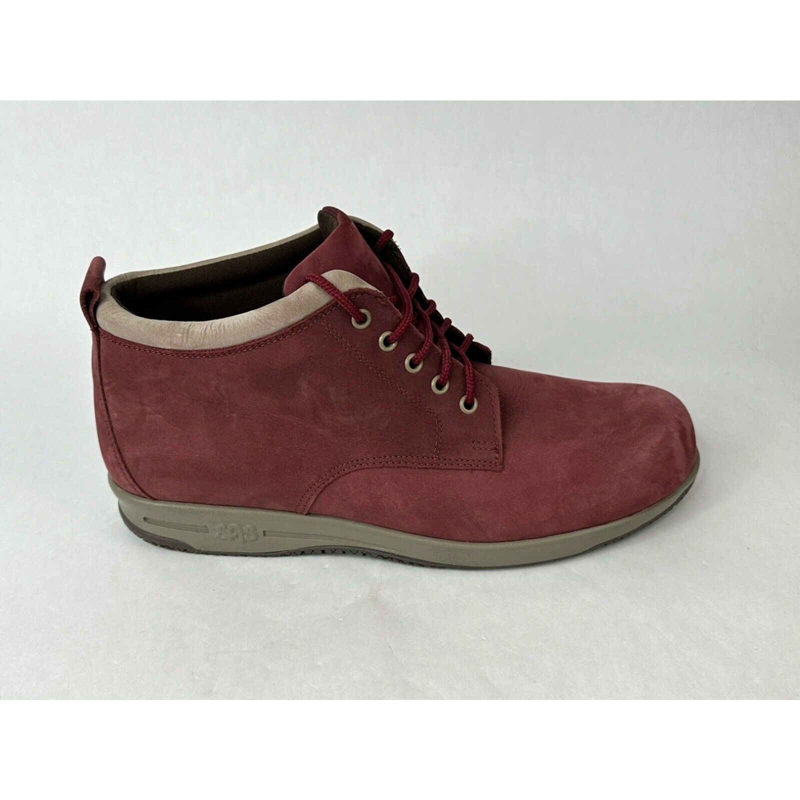 image of Sas Shoes Womens Size 11 N Gretchen Red Suede Ankle Boots G8950910 Comfort Usa in White
