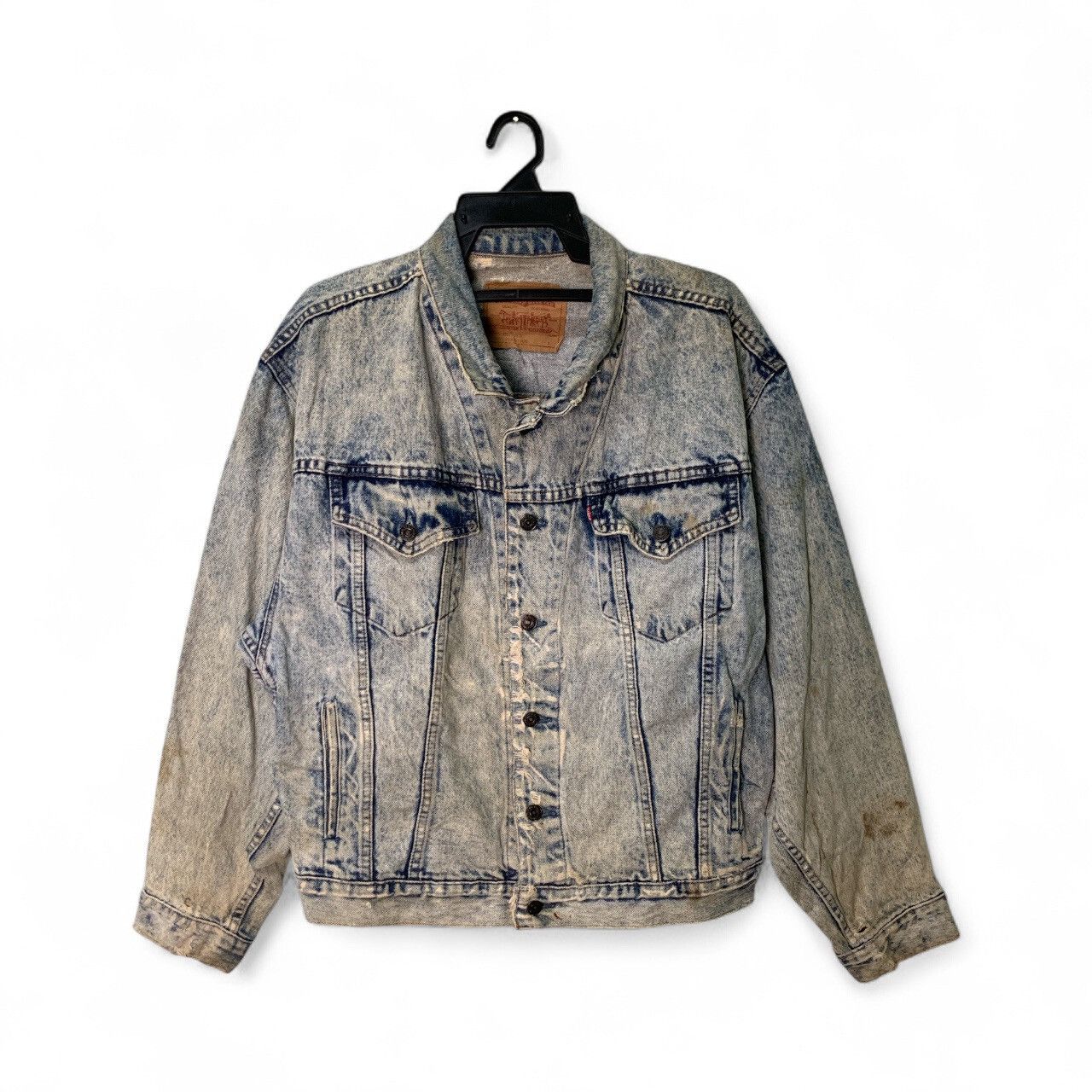 Levi's Vintage Clothing Rare Design Vintage Levi’s Trucker Jackets Size US M / EU 48-50 / 2 - 1 Thumbnail