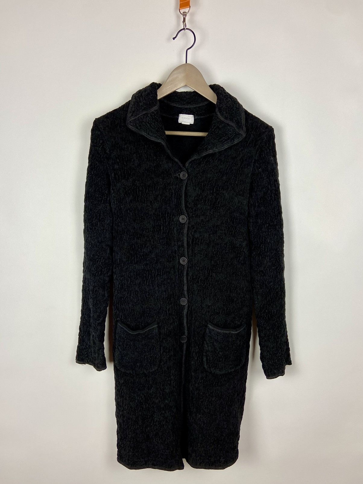 Transit × Vintage Transit Par-Such Womens Cardigan Coat Viscose Lana Wool Sz 1 Size M / US 6-8 / IT 42-44 - 1 Thumbnail