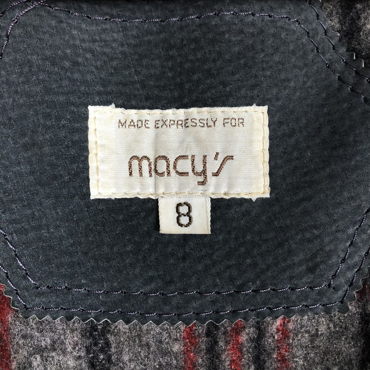 Japanese Brand 🔥VINTAGE GENUINE LEATHER JACKET BLANKET MACY’S BRAZIL Size US M / EU 48-50 / 2 - 21 Thumbnail