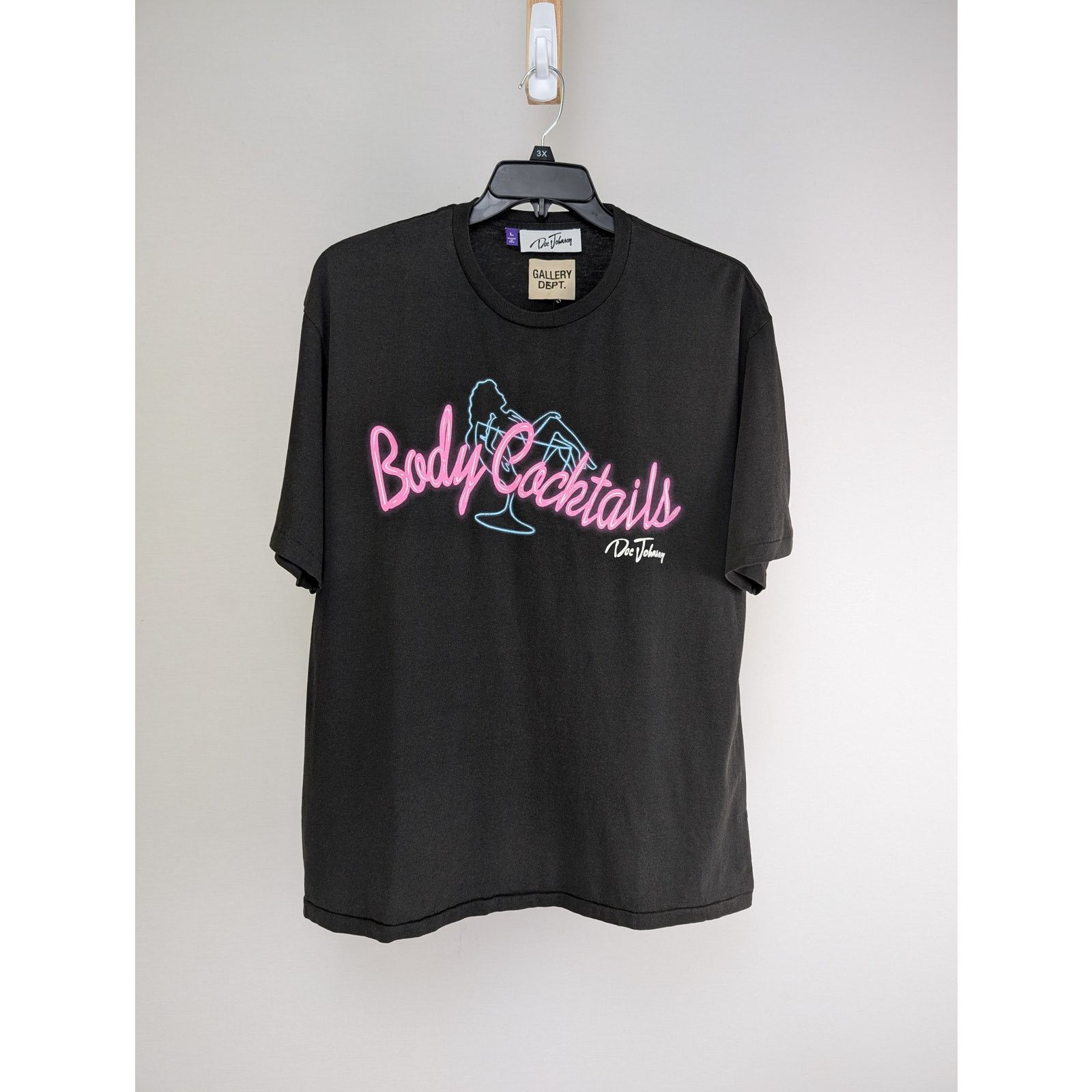 Gallery Dept. o1rshd1 Body Cocktails Tee T-Shirt in Black Size US XXL / EU 58 / 5 - 1 Thumbnail