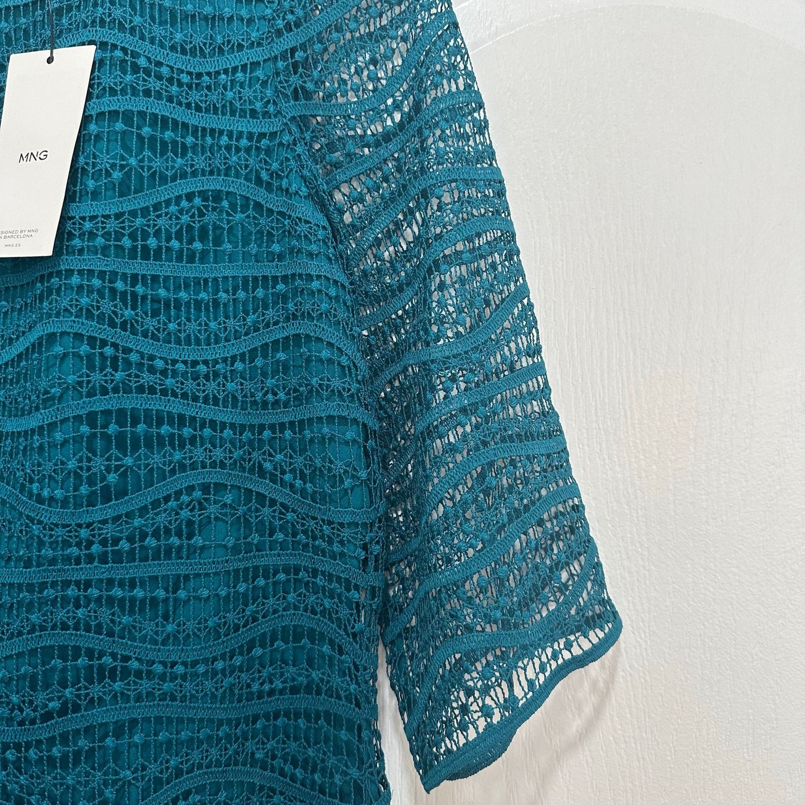 Mango Mango MNG Women's Lace 3/4 Sleeves Dress Size 4 Size S / US 4 / IT 40 - 7 Thumbnail