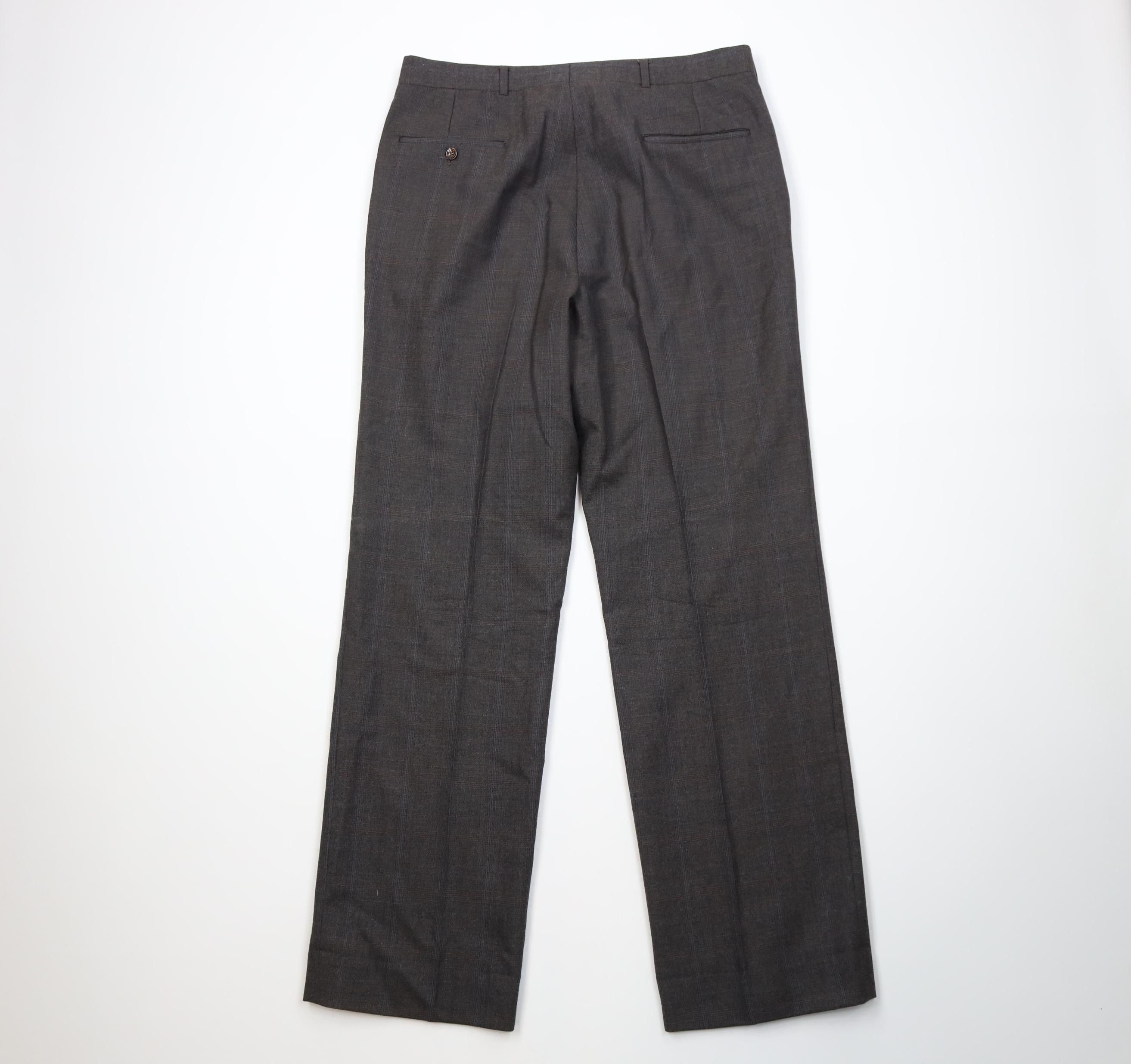 Vintage Vintage 70s Streetwear Heavy Wool Wide Leg Chino Pants USA Size US 36 / EU 52 - 8 Thumbnail