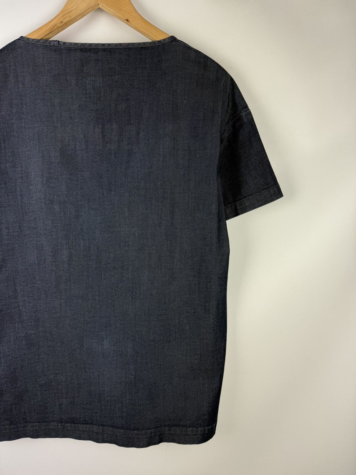 Japanese Brand × Takeo Kikuchi 525 Denim By Takeo Kikuchi Men’s Short Sleeve T Shirt Japan Size US M / EU 48-50 / 2 - 14 Thumbnail