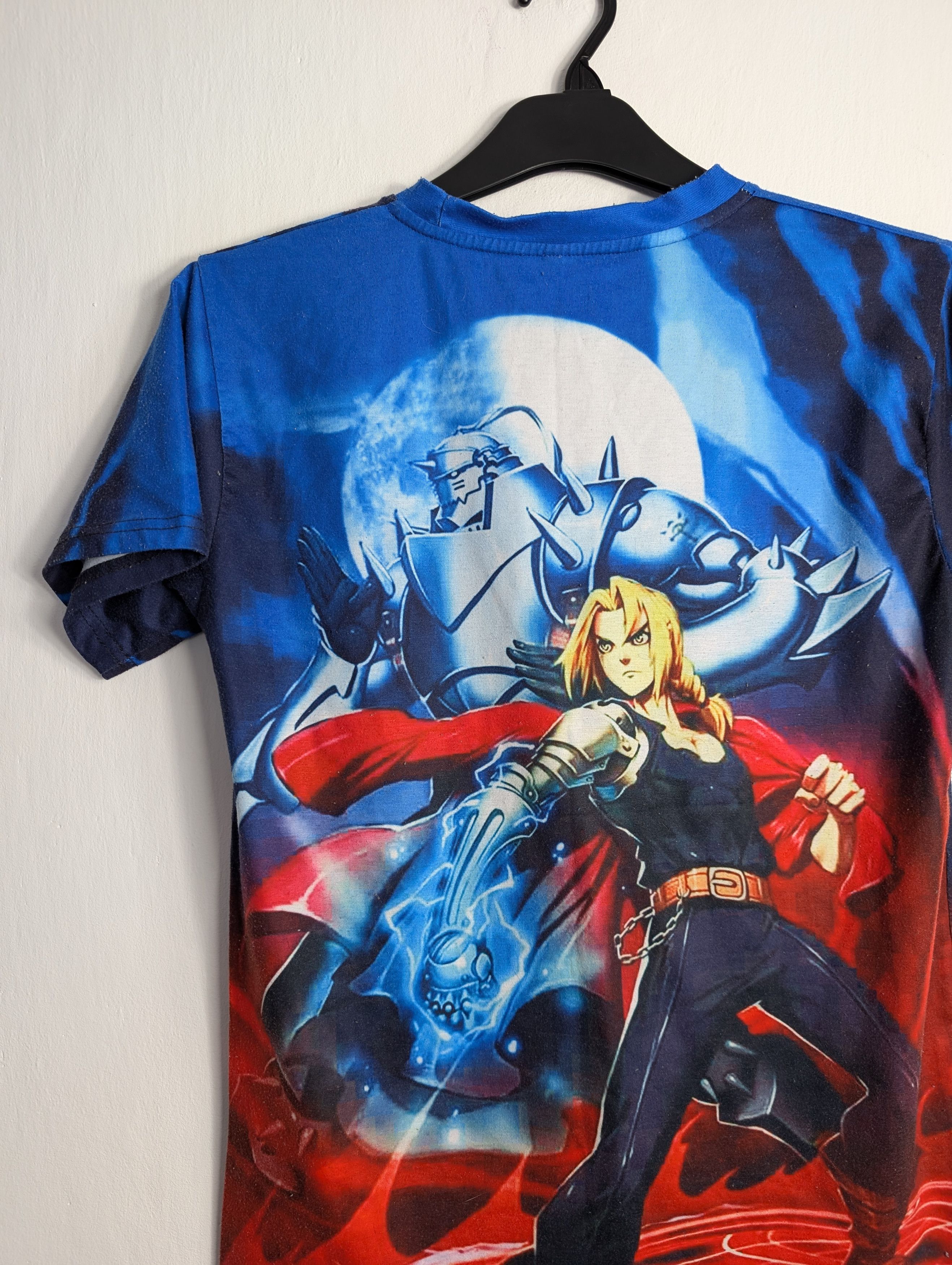 Anime Fullmetal Alchemist Full Print Anime T-shirt Y2K Manga Tee Size US M / EU 48-50 / 2 - 4 Thumbnail