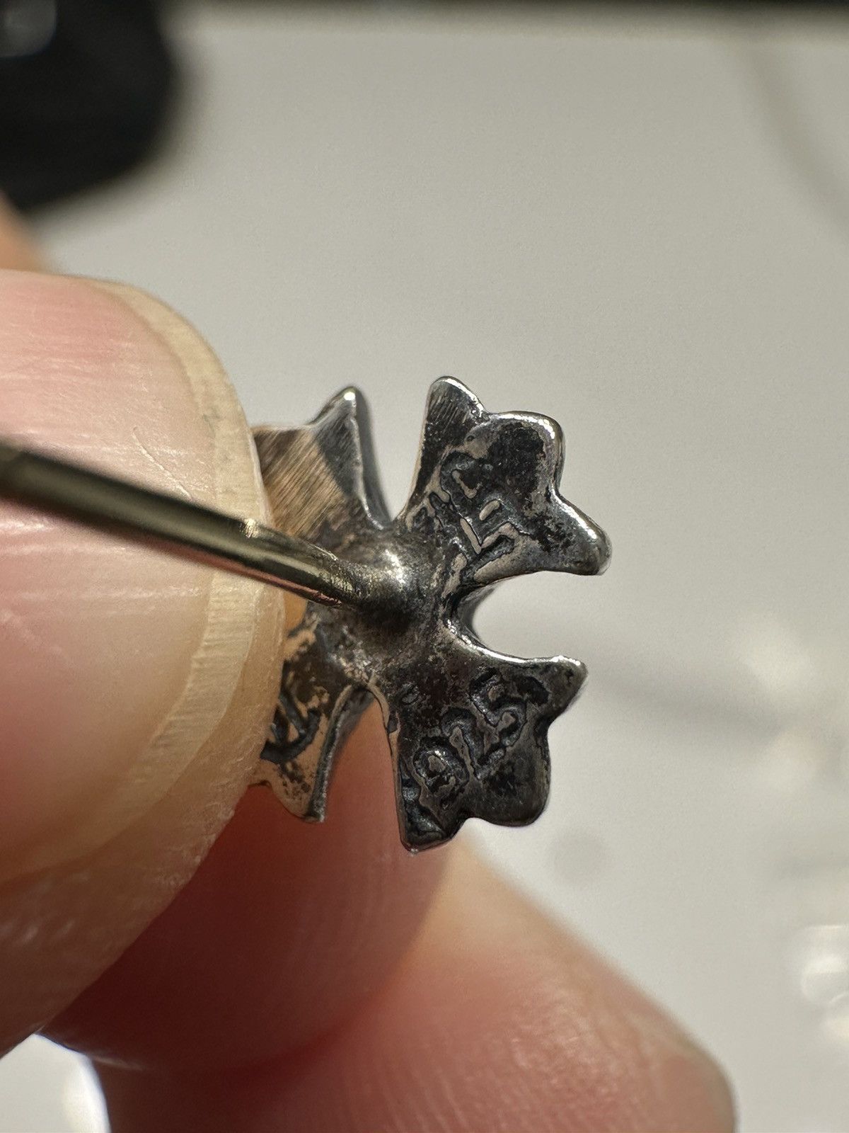 Chrome Hearts 🔥Chrome Hearts Cross Earring🔥 Size ONE SIZE - 8 Thumbnail
