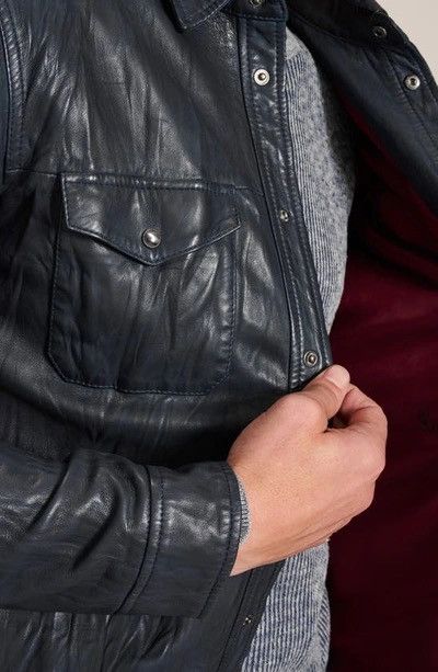 John Varvatos Lionel leather shirt jacket. Medium Size US M / EU 48-50 / 2 - 3 Thumbnail