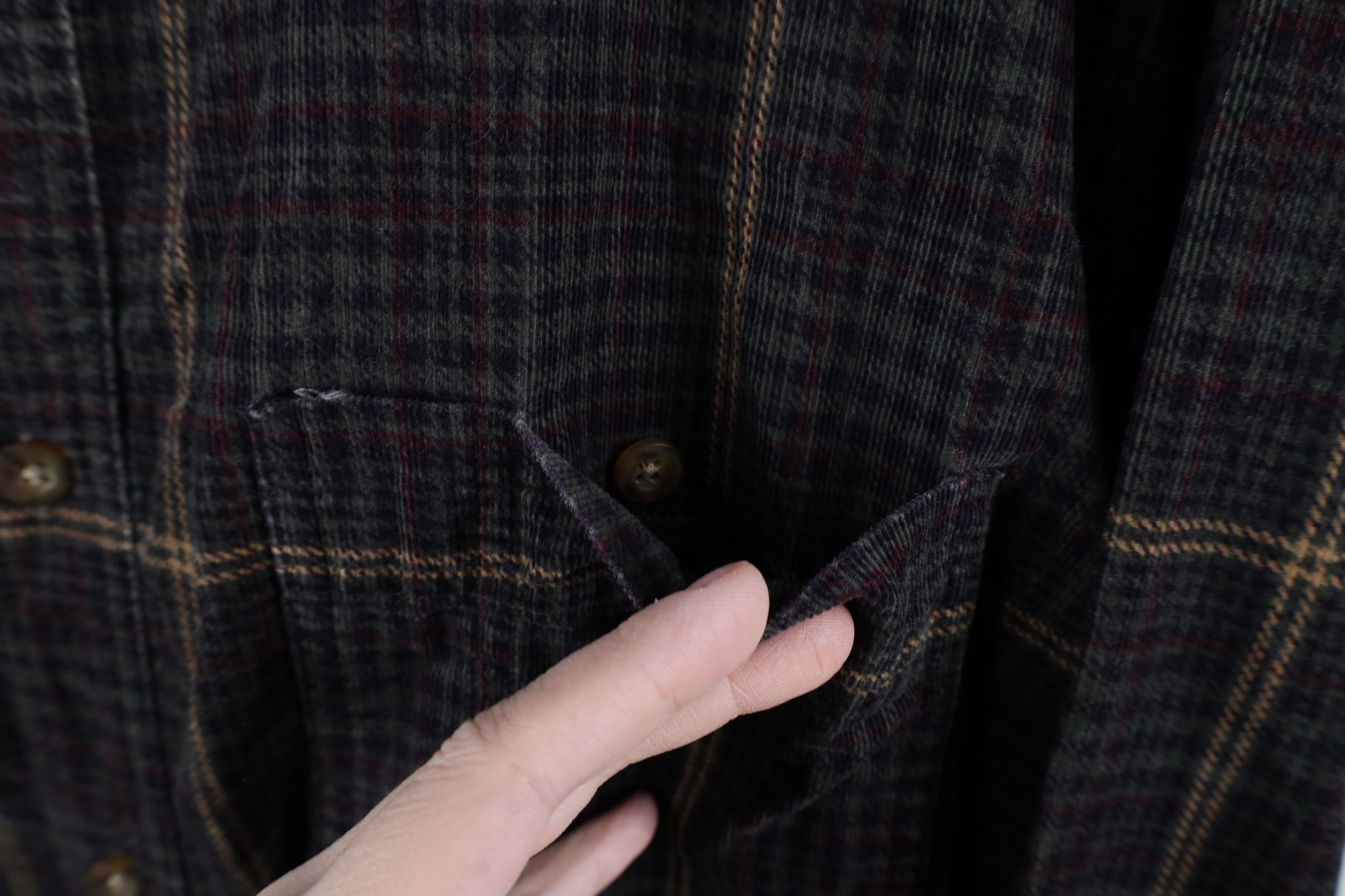 Vintage × Woolrich Woolen Mills Vintage 90s Woolrich Collared Button Down Shirt Plaid Size US XXL / EU 58 / 5 - 8 Thumbnail