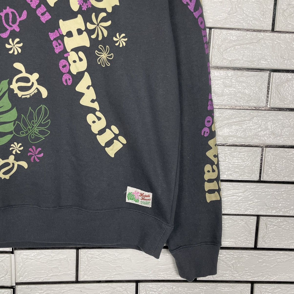 Japanese Brand Hulali Hawaii Aloha Full Print Sweatshirt Size US S / EU 44-46 / 1 - 4 Thumbnail