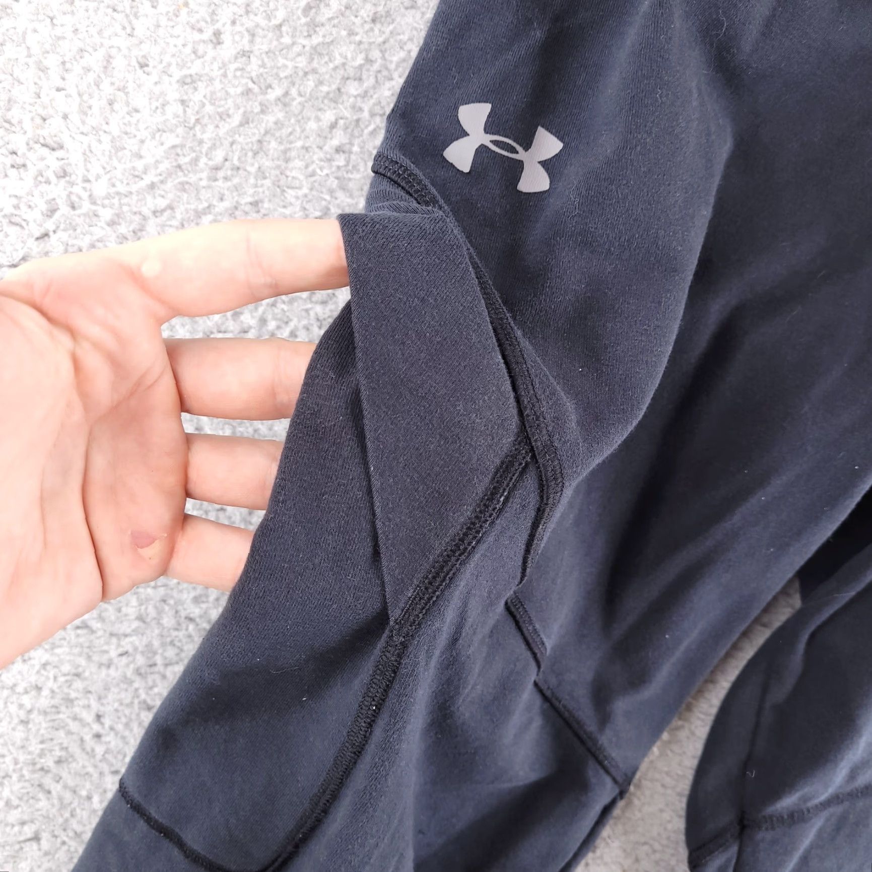 Under Armour Under Armour Compression Pants Leggings Mens Small Black 27" Inseam Size US 29 - 3 Thumbnail