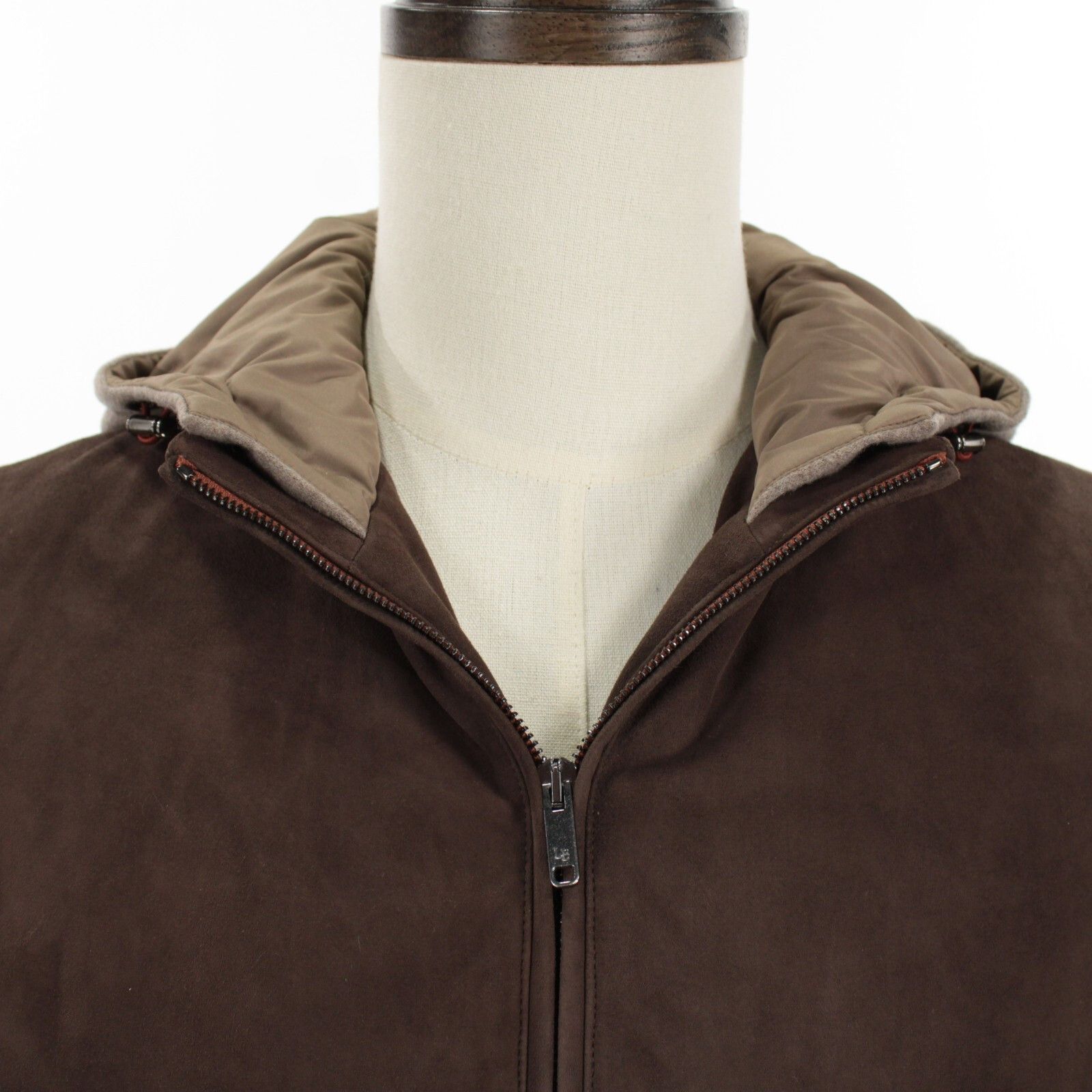 Luciano Barbera Luciano Barbera Jacket Size M US In Brown Leather Size US M / EU 48-50 / 2 - 2 Thumbnail
