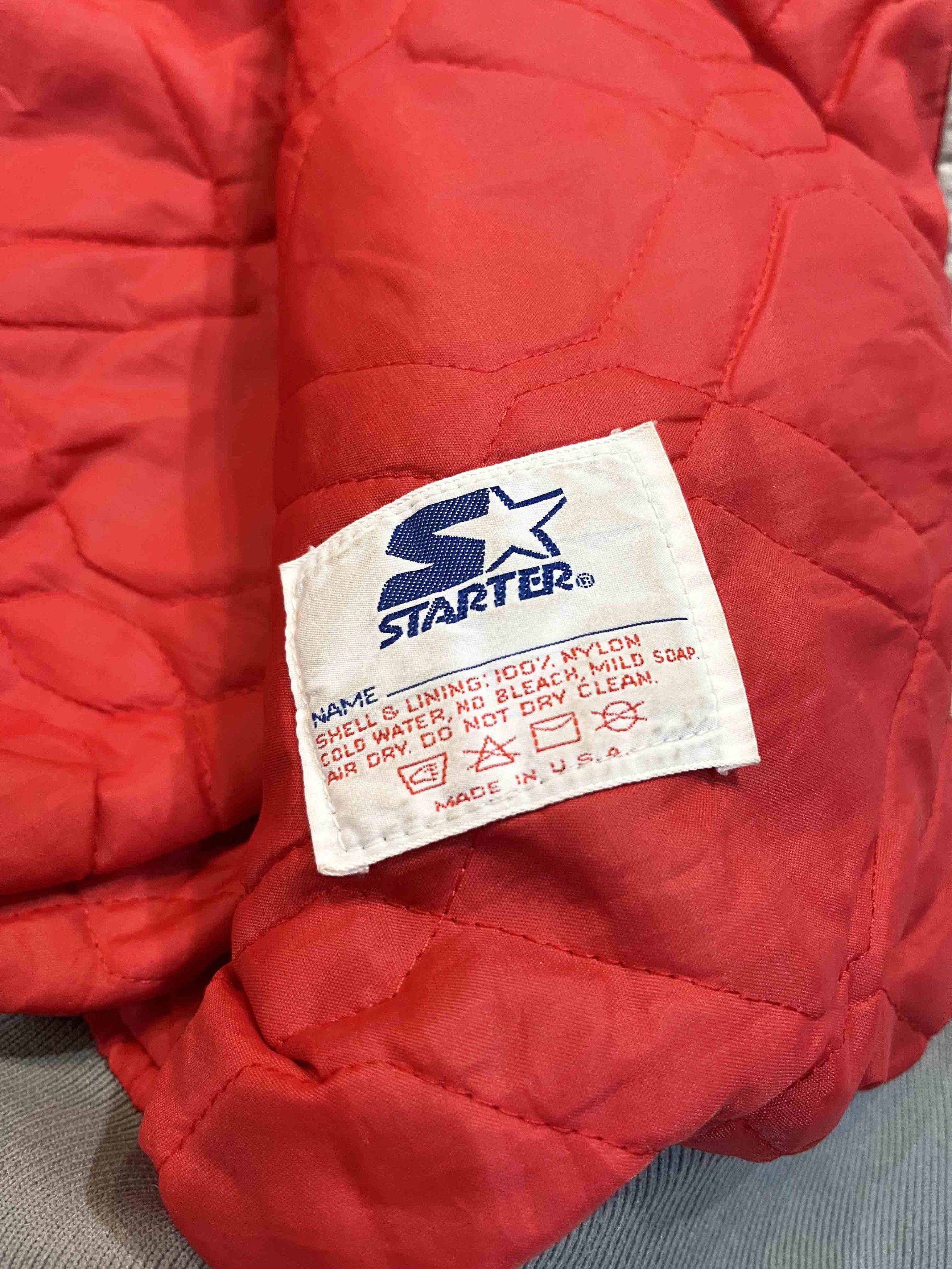NFL × Starter × Vintage Vintage Starter NFL Atlanta Falcons Satin Bomber Jacket Size US XL / EU 56 / 4 - 7 Thumbnail