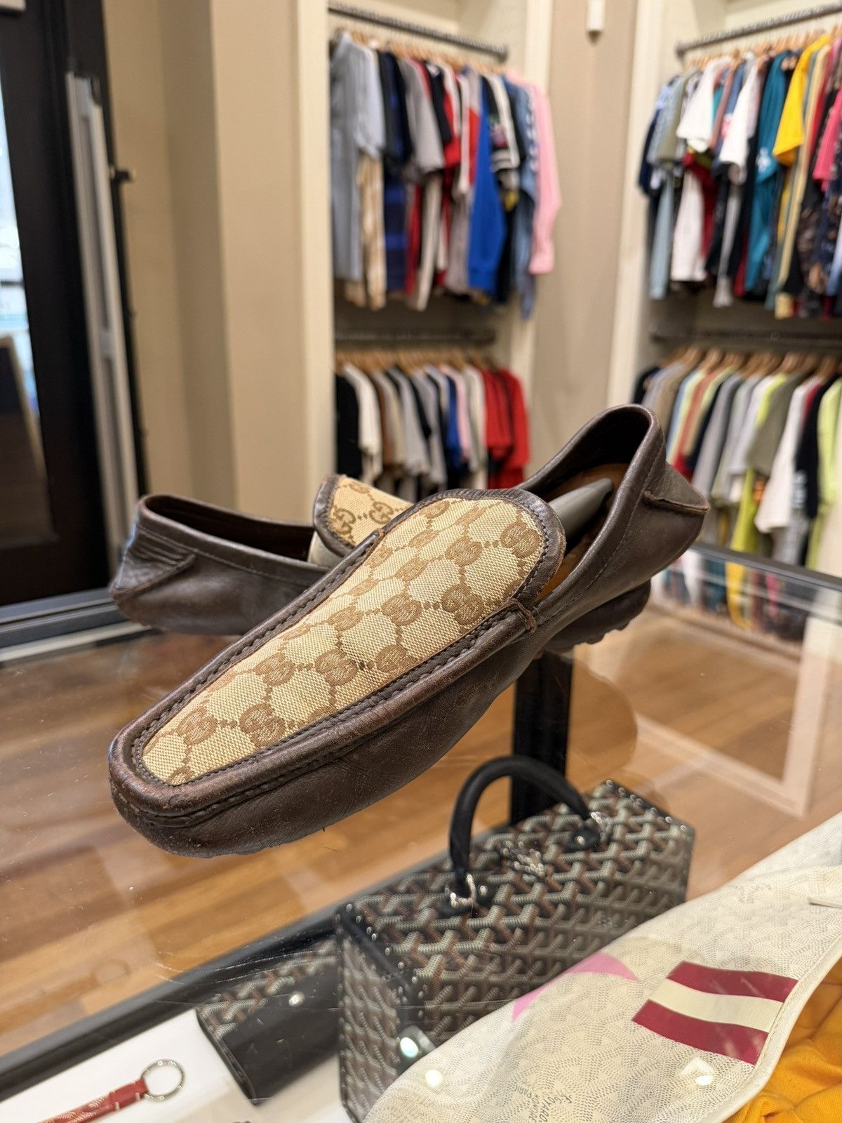 Gucci Gucci GG Canvas Vintage Moccasins Size US 7.5 / EU 40-41 - 4 Thumbnail