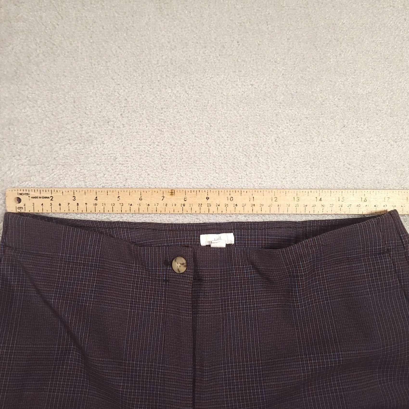 J. Jill J.Jill Pants Womens 14 Plaid Stretch Career Shirt? Size 36" / US 14 / IT 50 - 2 Thumbnail