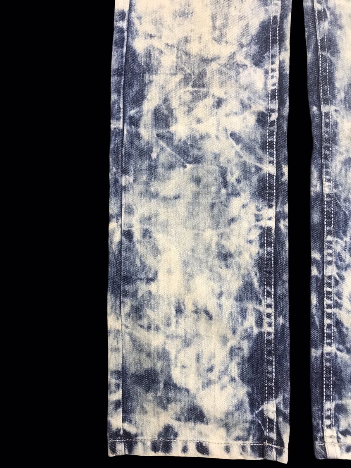 semanticdesign 💥90s Style💥semantic design Acid Wash Bleached Denim F298 Size US 31 - 8 Thumbnail