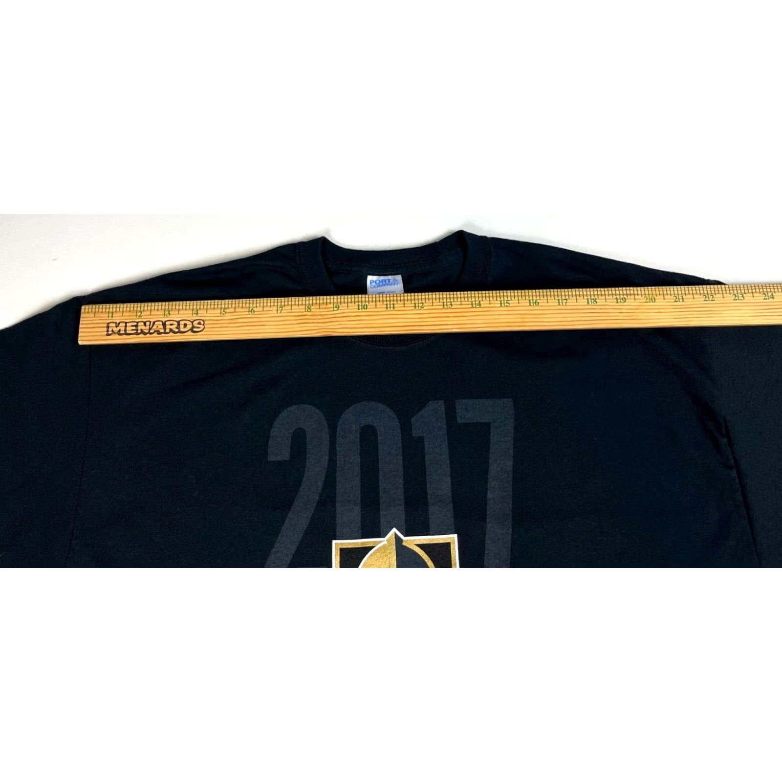 Port & Company VINTAGE Nike Shirt Mens 2XL Vegas Golden Knights 2017-2018 Inaugural Season T-shirt Black Cotton Blend Size US XXL / EU 58 / 5 - 8 Thumbnail