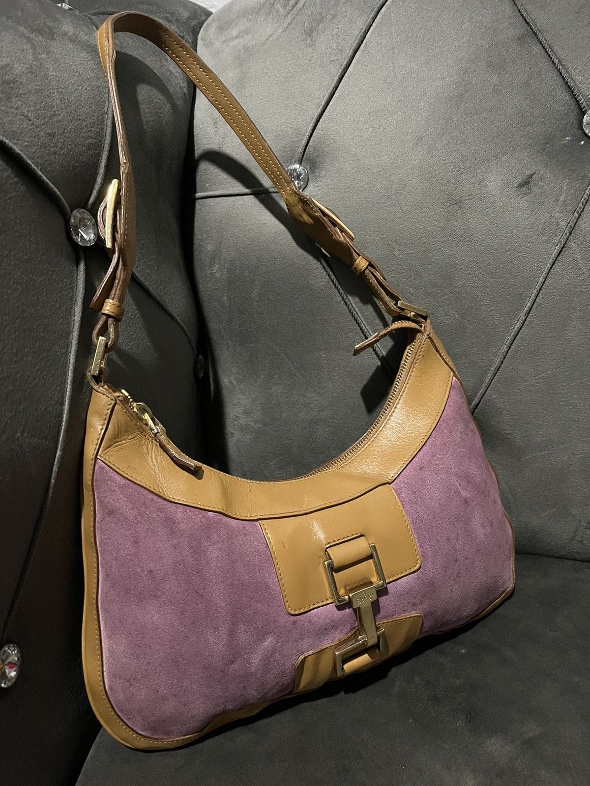 Gucci Authentic GUCCI Suede Jackie Shoulder Bag Size ONE SIZE - 6 Thumbnail