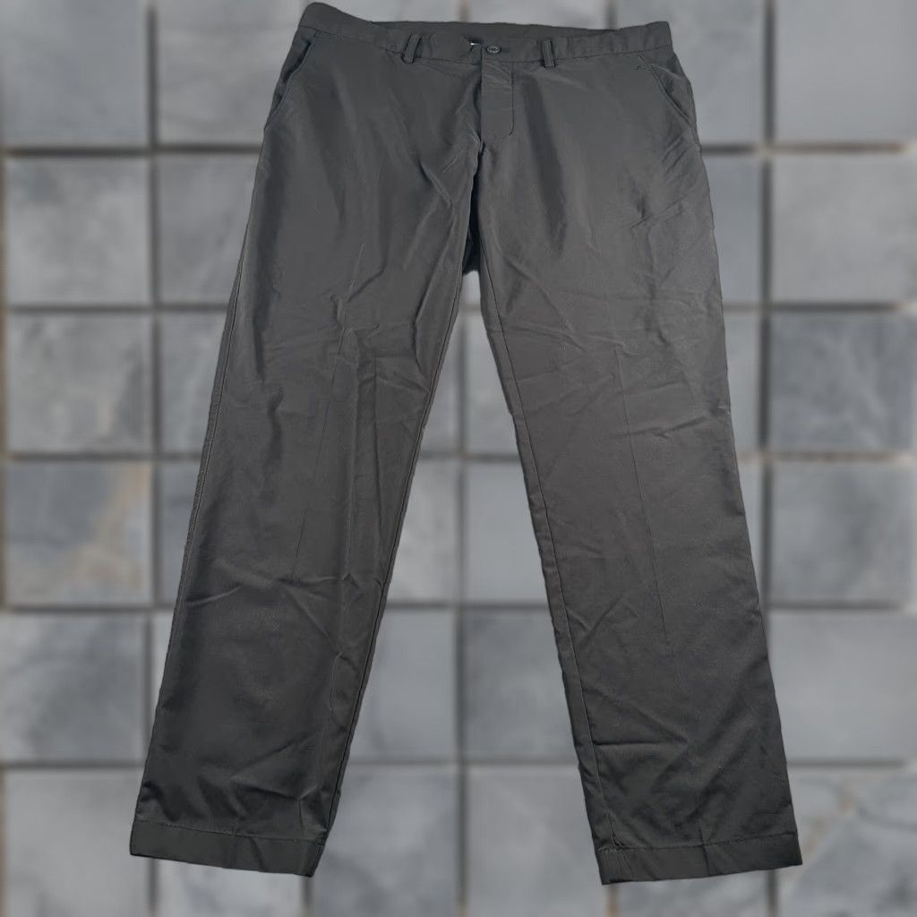 J.Lindeberg J.Lindeberg Pants Mens 36x30 Black Slim Stretch Tech Chino Golf Performance Size US 36 / EU 52 - 1 Thumbnail