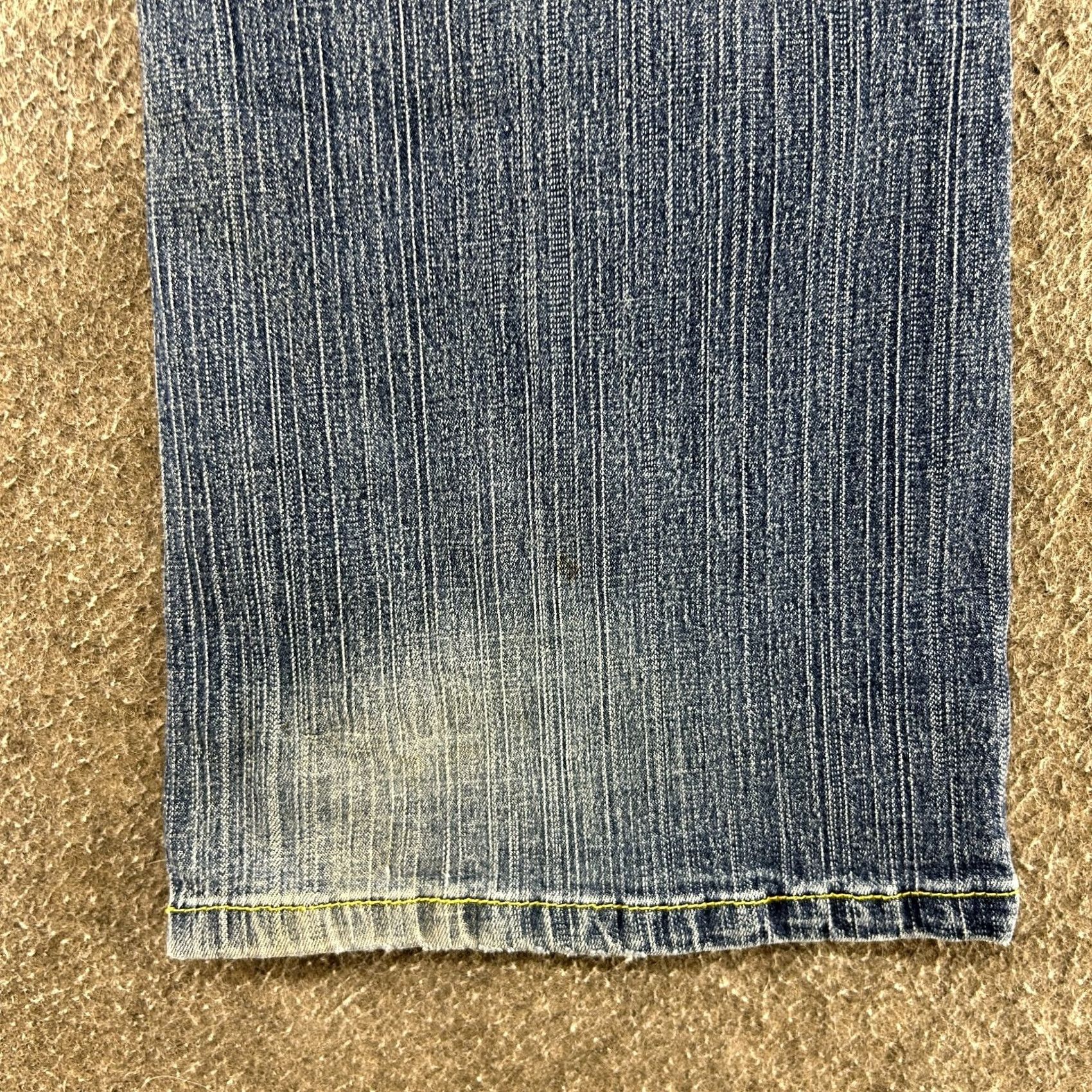 Vintage VINTAGE Mudd Jeans Juniors 7 Blue Bootcut Medium Wash Stretch Low Rise 90s Womens Jeans Size 28" / US 6 / IT 42 - 6 Thumbnail