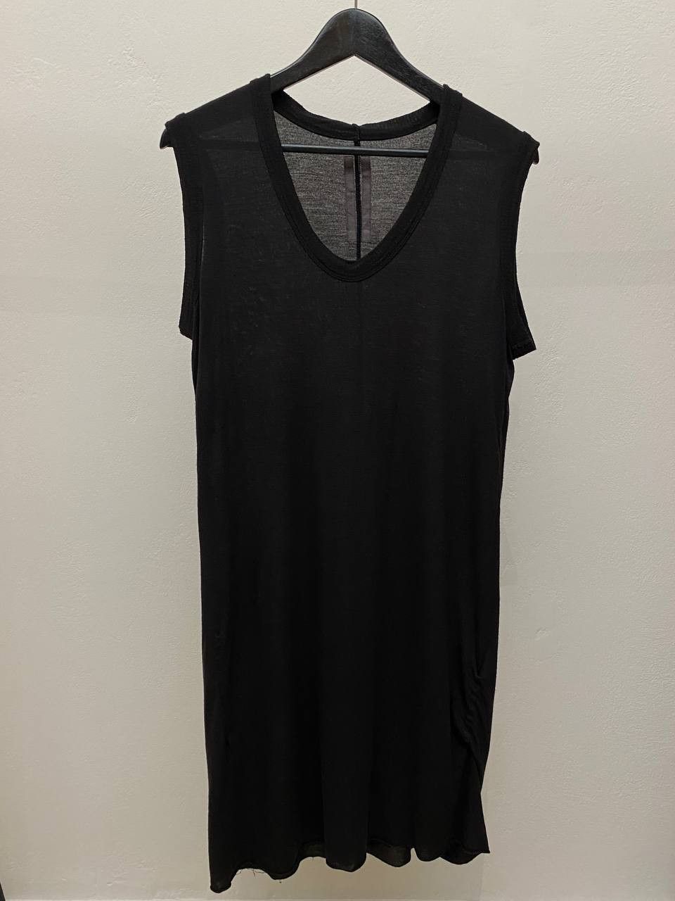 Rick Owens Rick Owens RELEASE SS10 Midi Sun Dress Viscose Black Top Size L / US 10 / IT 46 - 2 Thumbnail